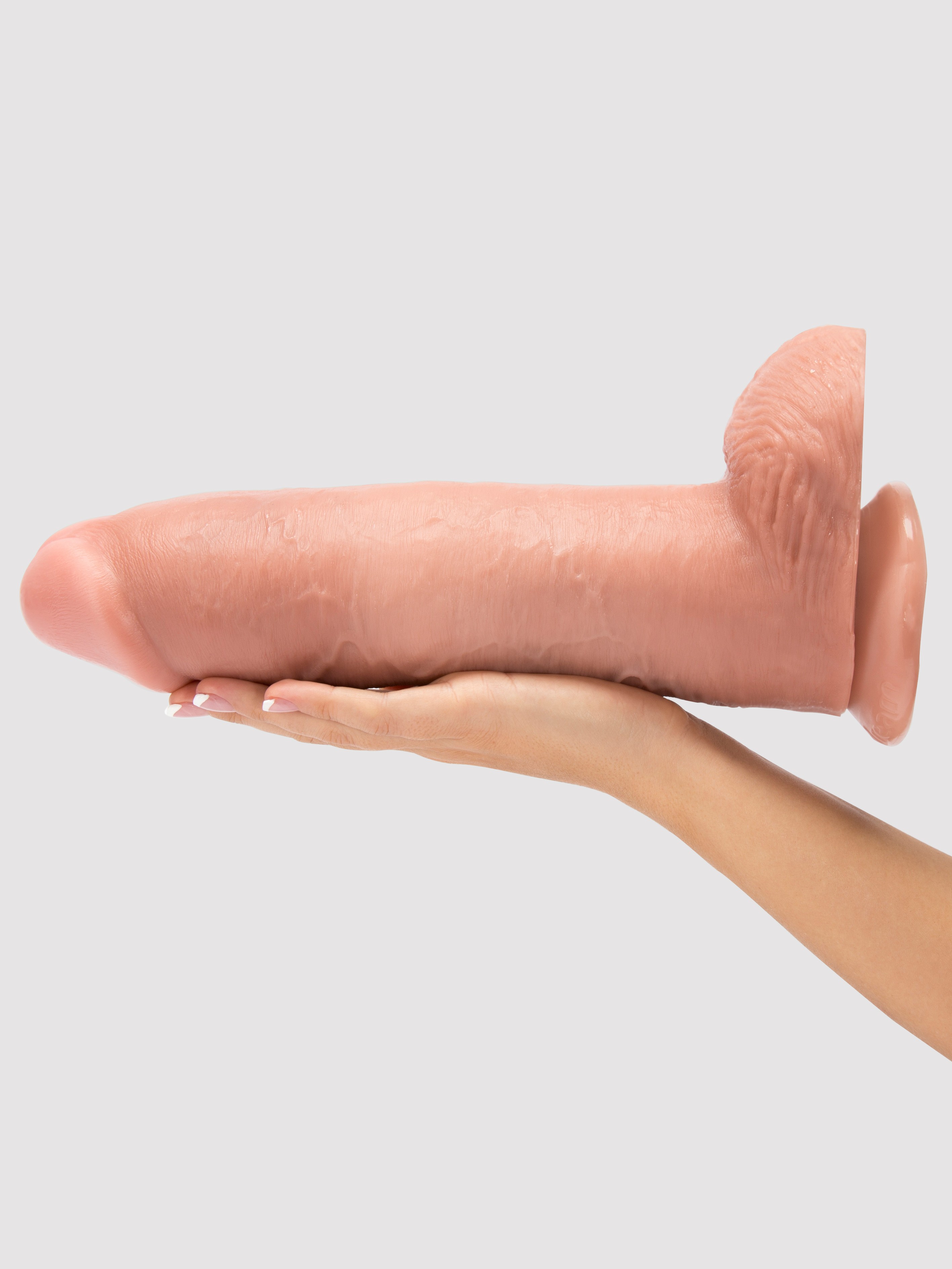 King Cock Mega Girthy Ultra Realistic Suction Cup Dildo 10.5 Inch, Flesh Pink, hi-res