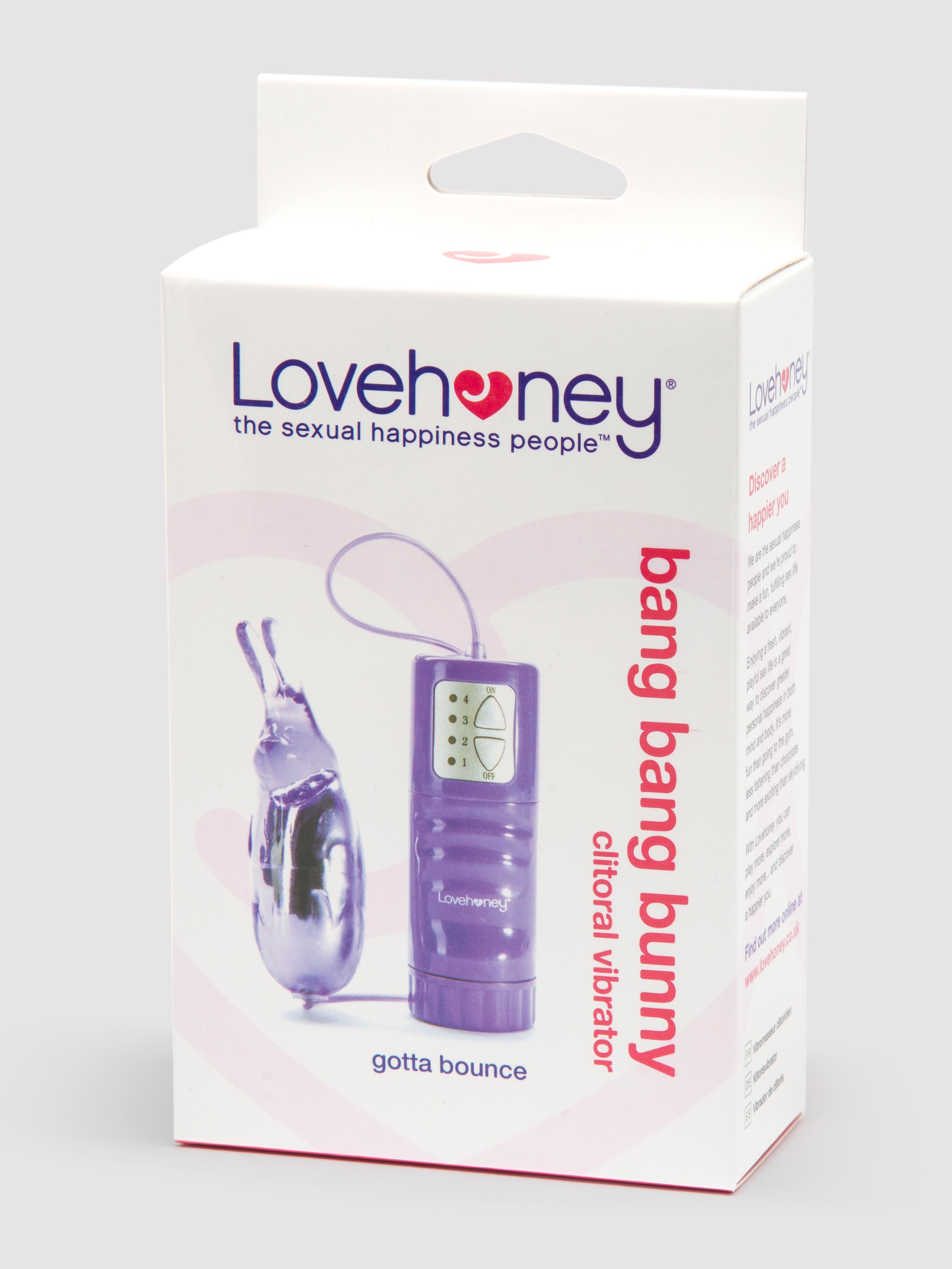 Lovehoney Bang Bang Bunny Clitoral Vibrator, Purple, hi-res