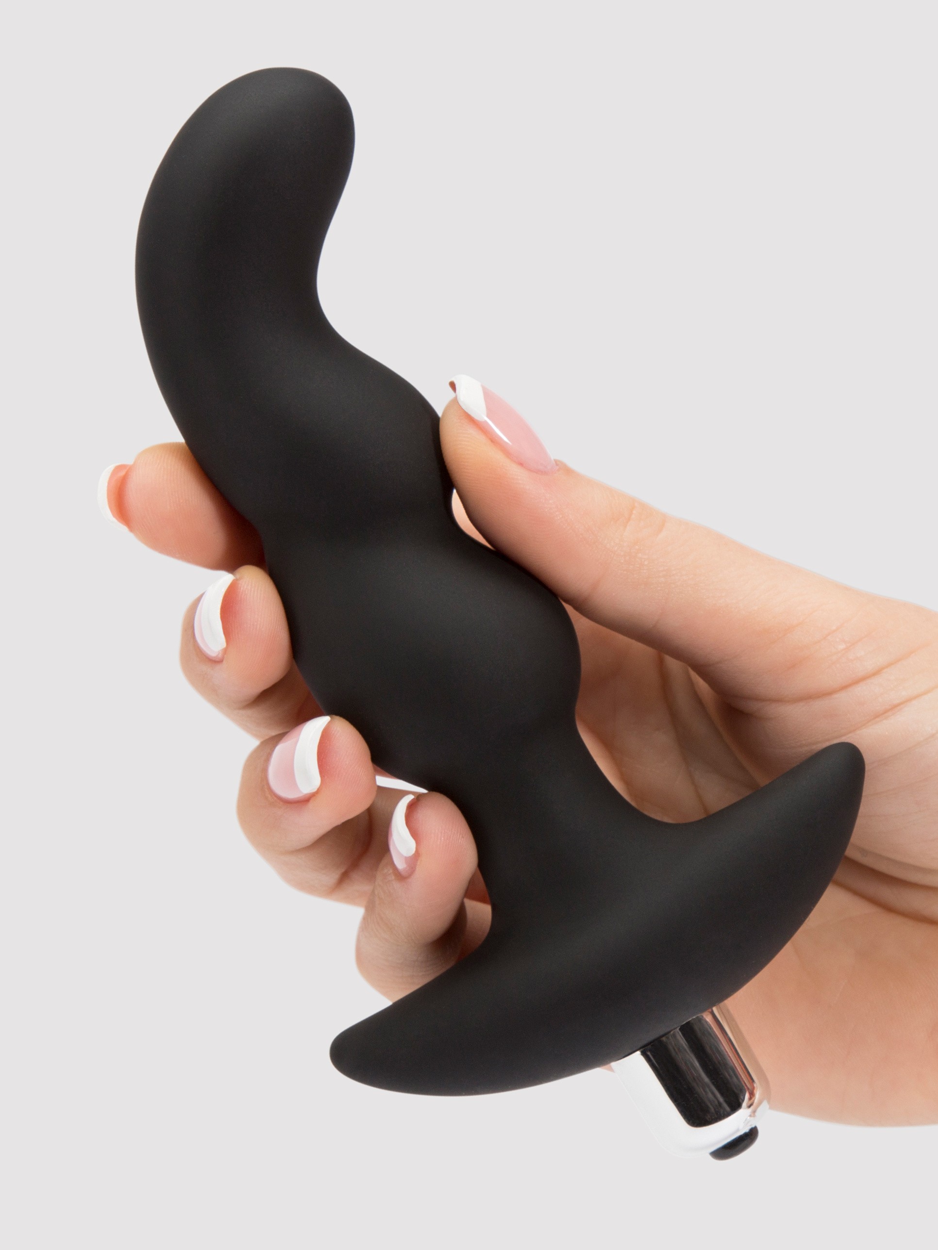 Lovehoney Ripple Rider 5 Function Vibrating Prostate Massager, Black, hi-res