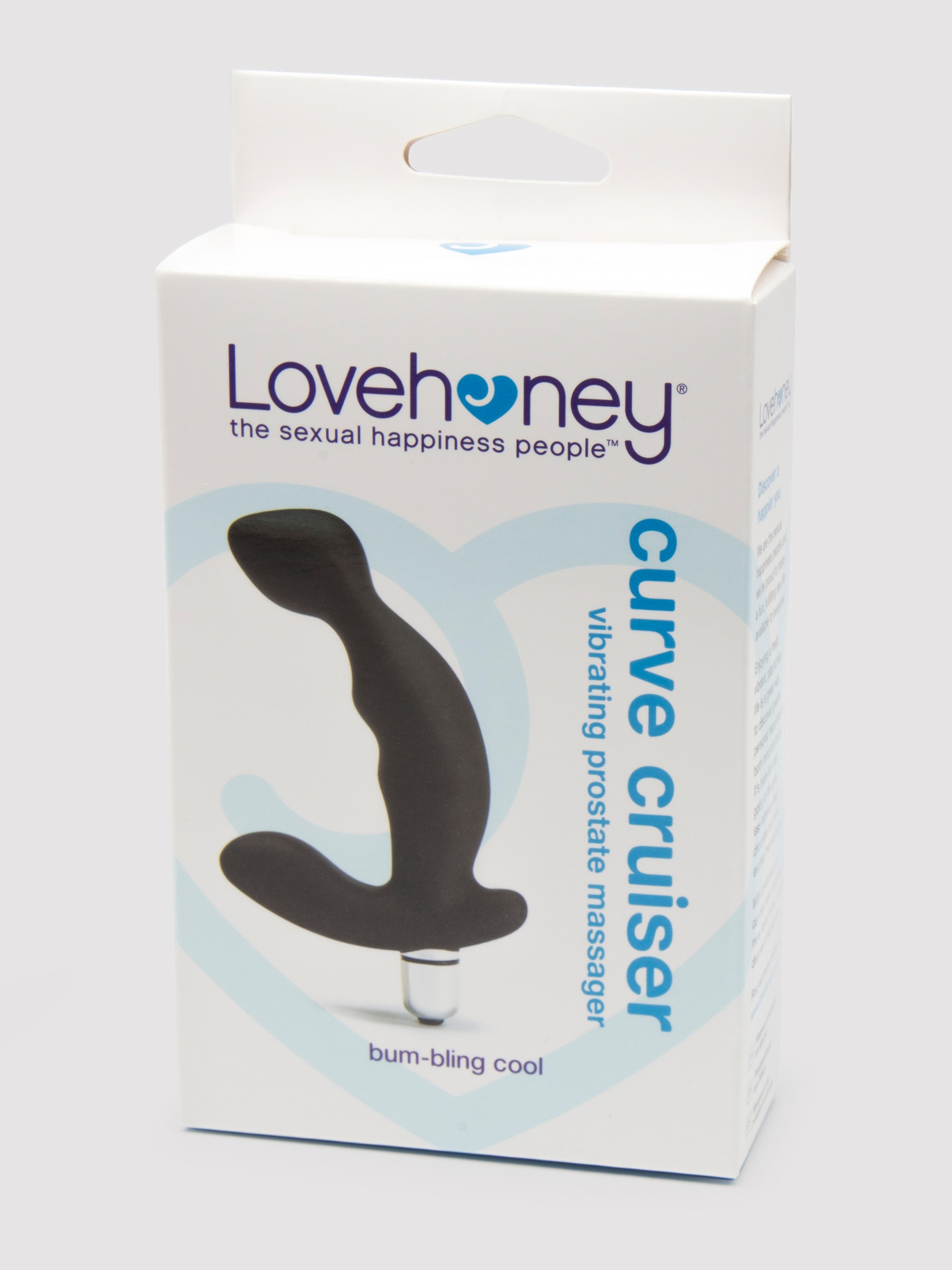 Lovehoney Curve Cruiser 5 Function Vibrating Prostate Massager, Black, hi-res