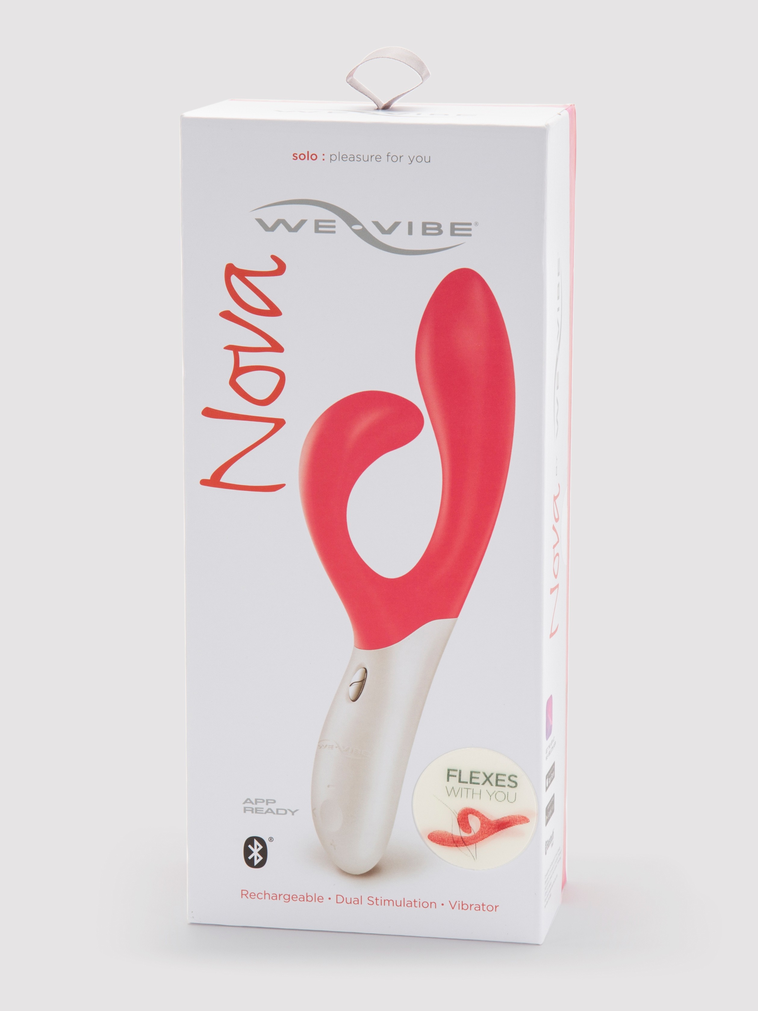We-Vibe Nova Rechargeable App Controlled G-Spot Rabbit Vibrator, Pink, hi-res