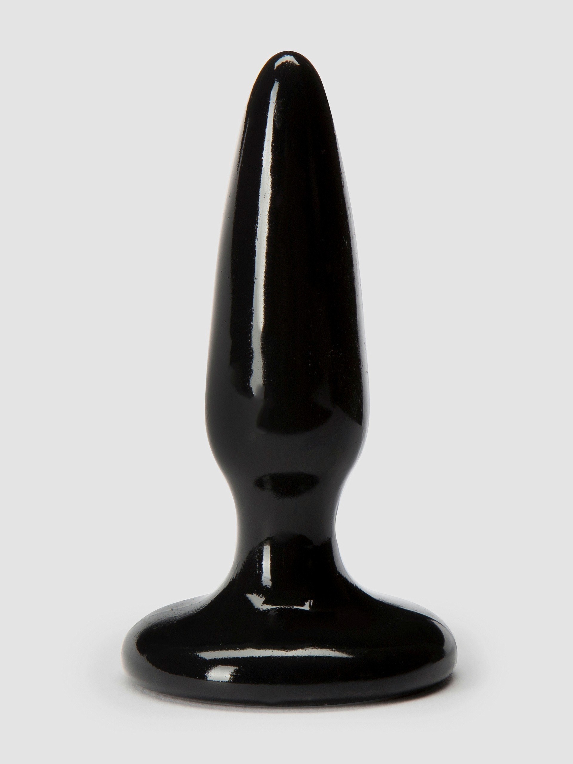 Jelly Rancher Pleasure Beginner's Butt Plug with Suction Cup 3 Inch, Black, hi-res