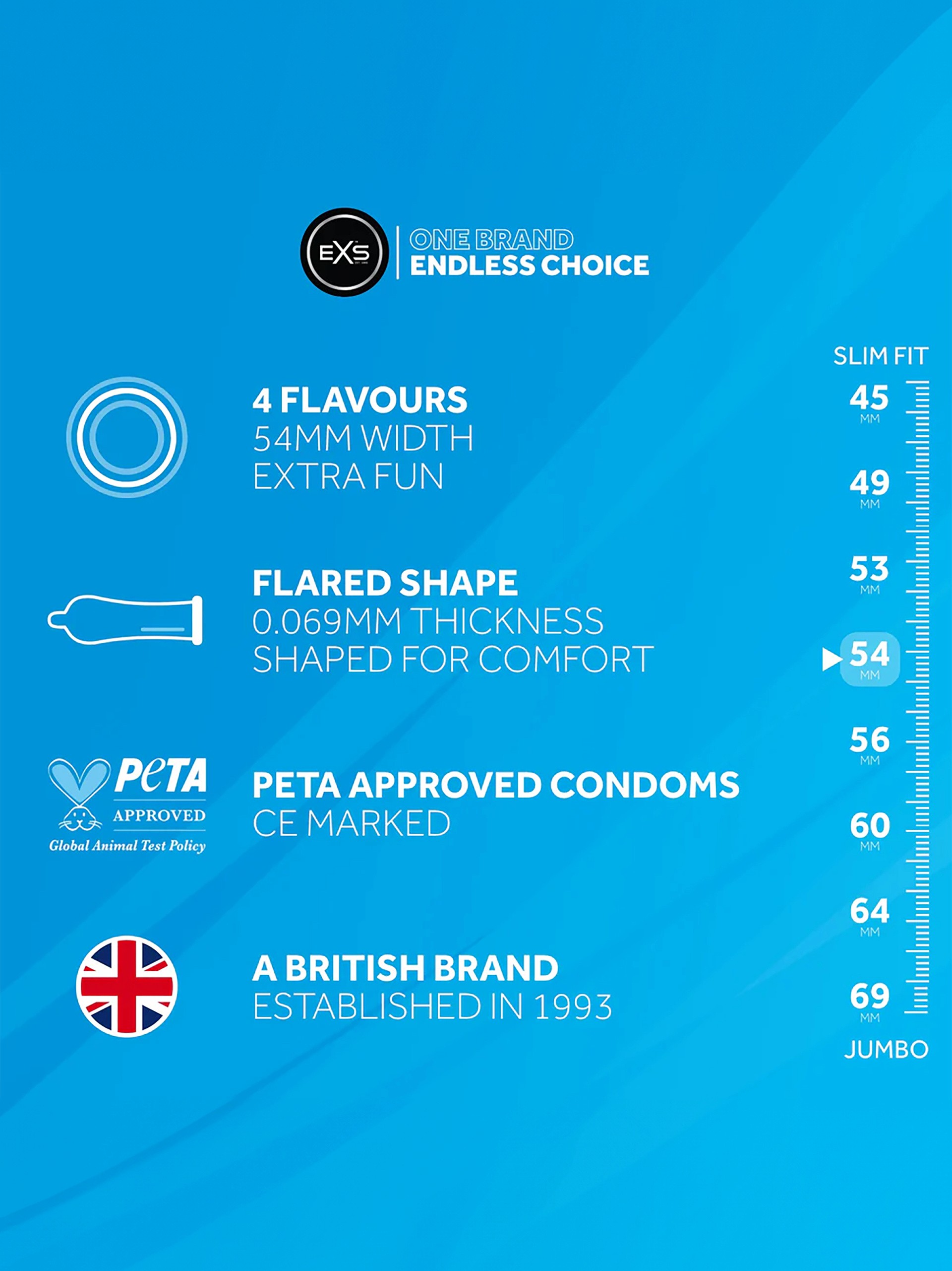 EXS Mixed Flavoured Latex Condoms (12 Pack), , hi-res