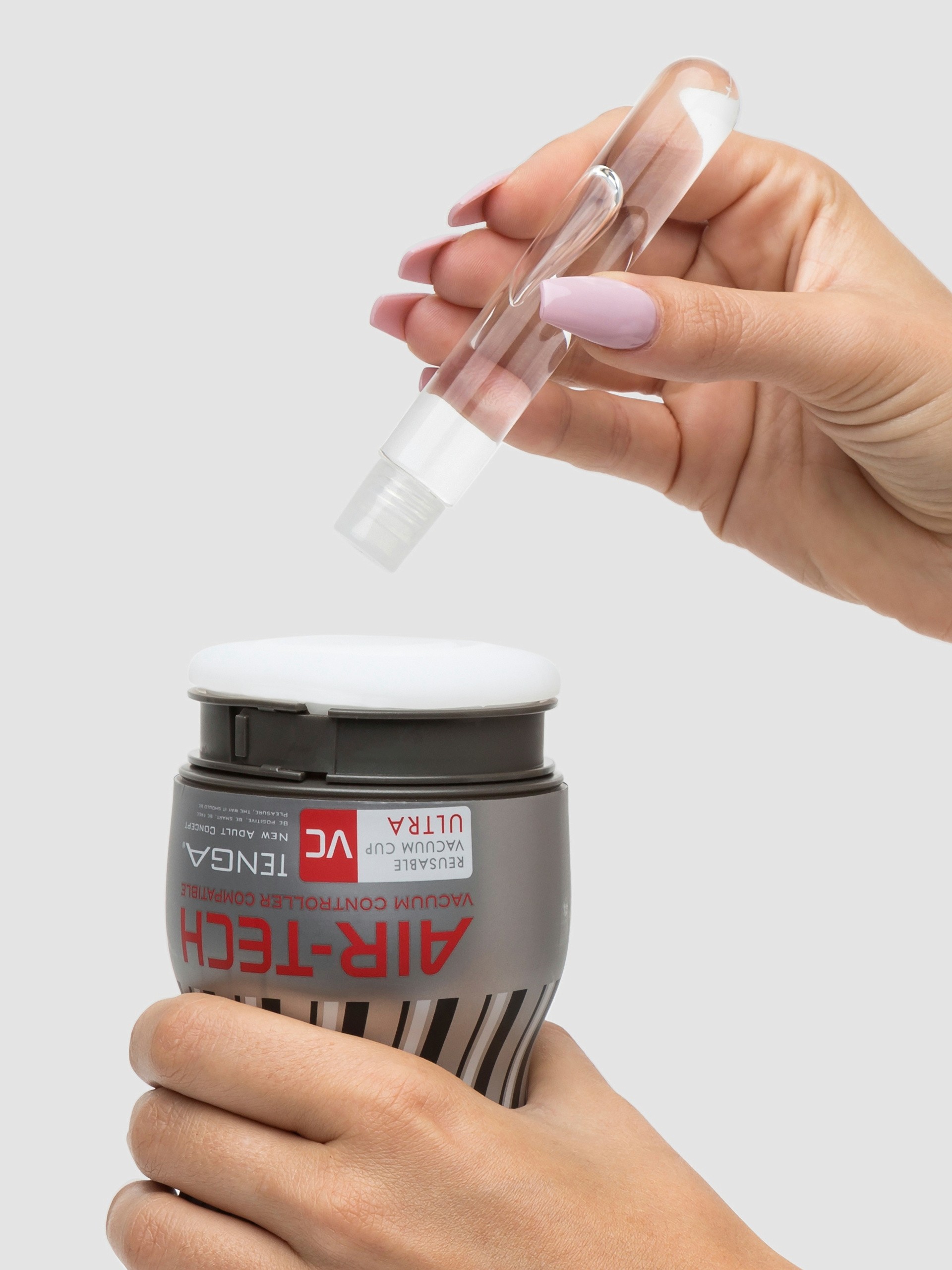 TENGA Air Tech Vacuum Controller Compatible Ultra Size Male Masturbator Cup, White, hi-res