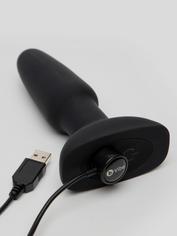 Plug Anal Vibrador Recargable USB con Mando a Distancia de b-Vibe, Negro , hi-res