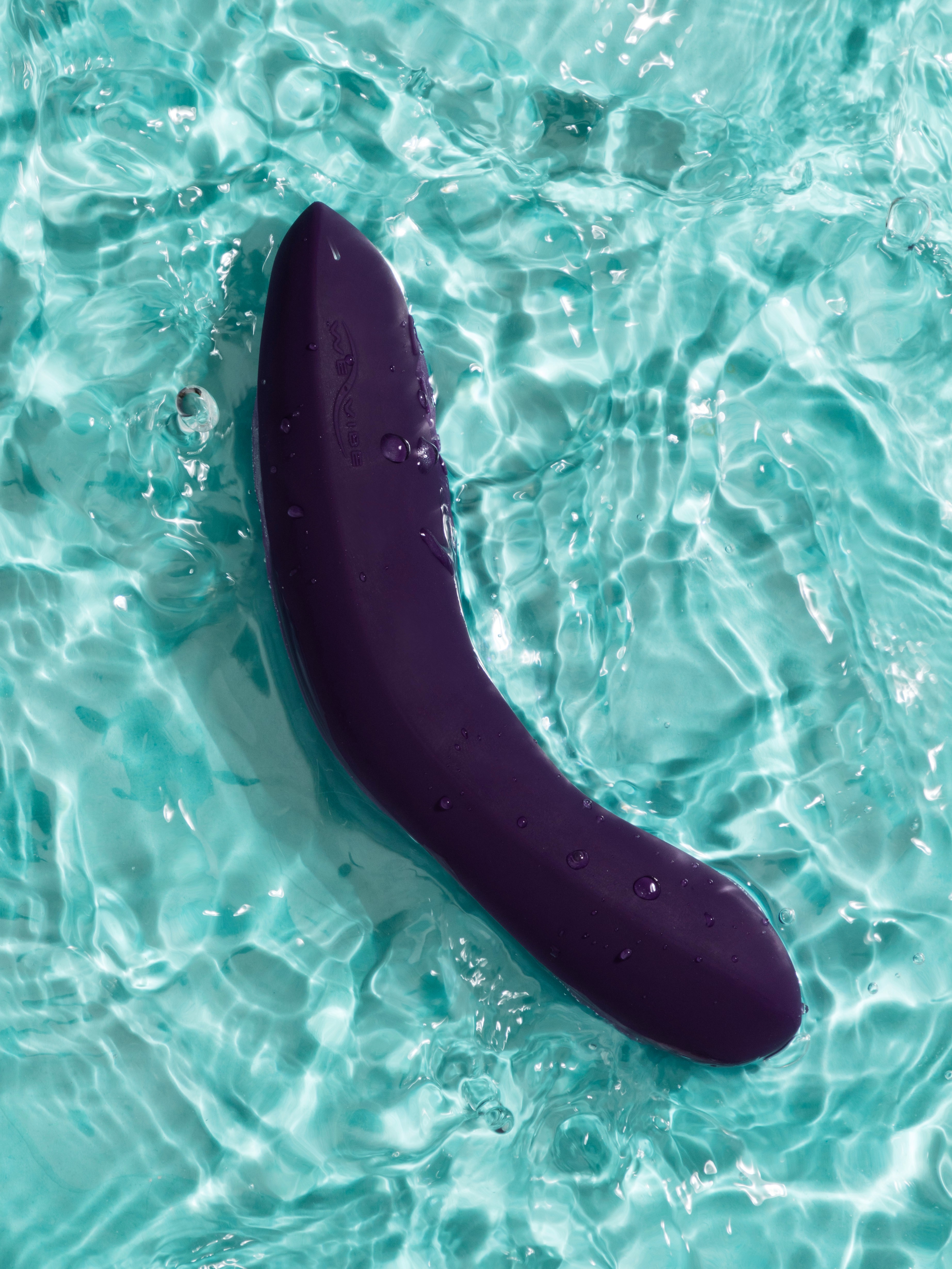 We-Vibe Rave App Controlled Rechargeable G-Spot Vibrator, Purple, hi-res
