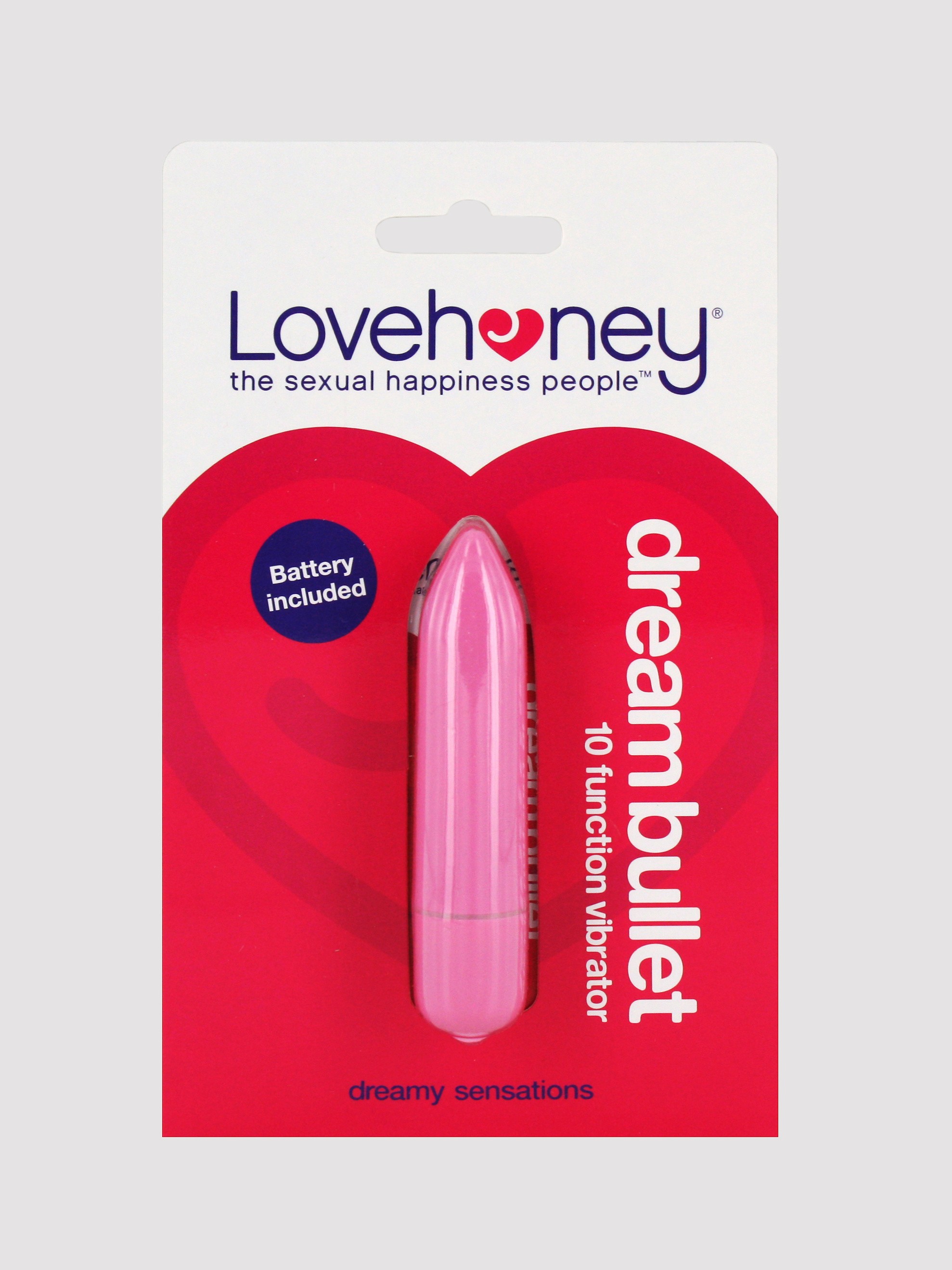 Lovehoney Dream Bullet 10 Function Bullet Vibrator, Pink, hi-res