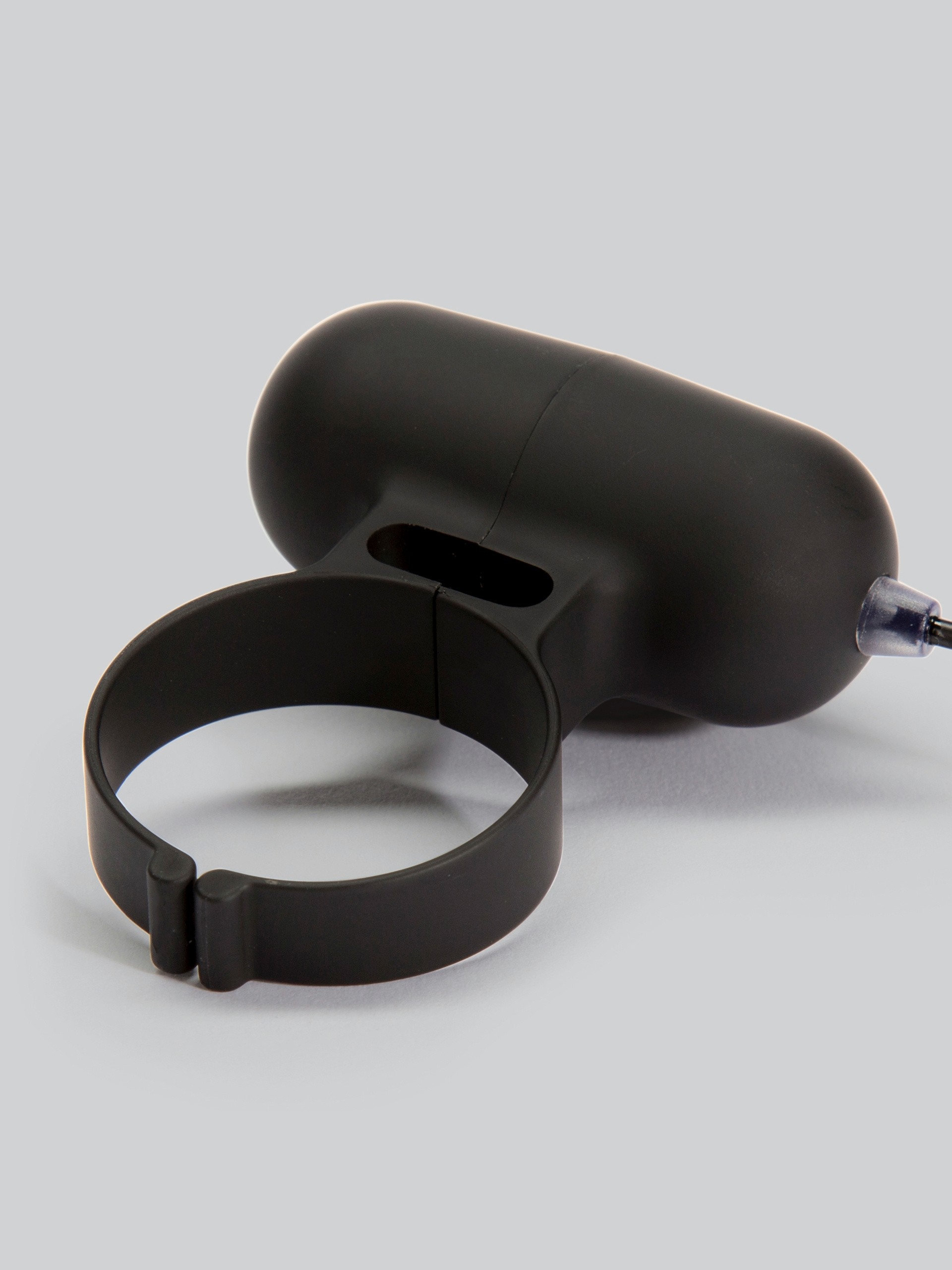 Aqua Vibrating Cock Ring, Black, hi-res