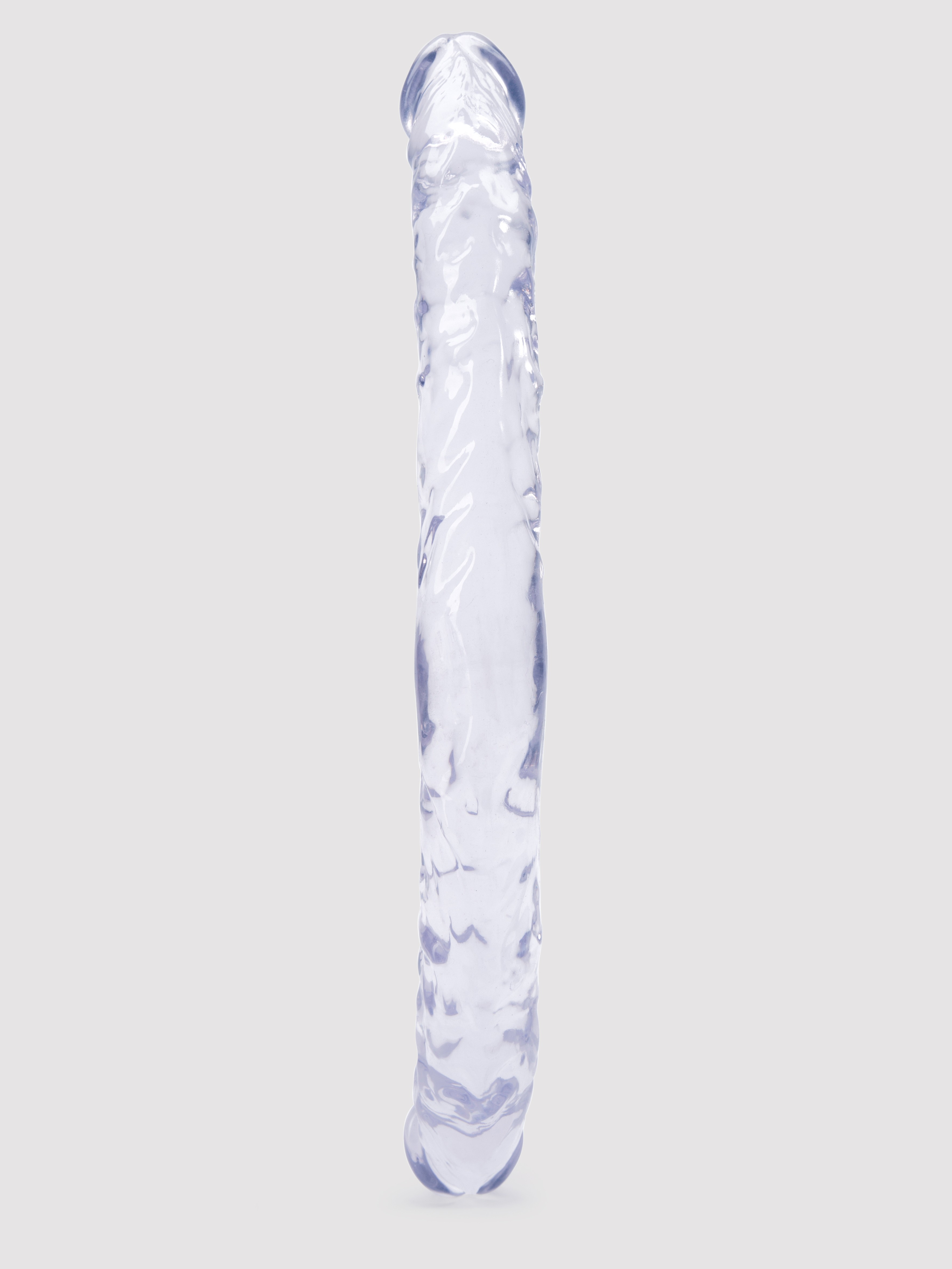 Ice Gem Realistic Double-Ended Dildo 16 Inch, Clear, hi-res
