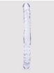 Ice Gem Realistic Double-Ended Dildo 16 Inch, Clear, hi-res