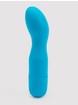 G-Power Extra Quiet Silicone G-Spot Vibrator 4.5 Inch, Blue, hi-res