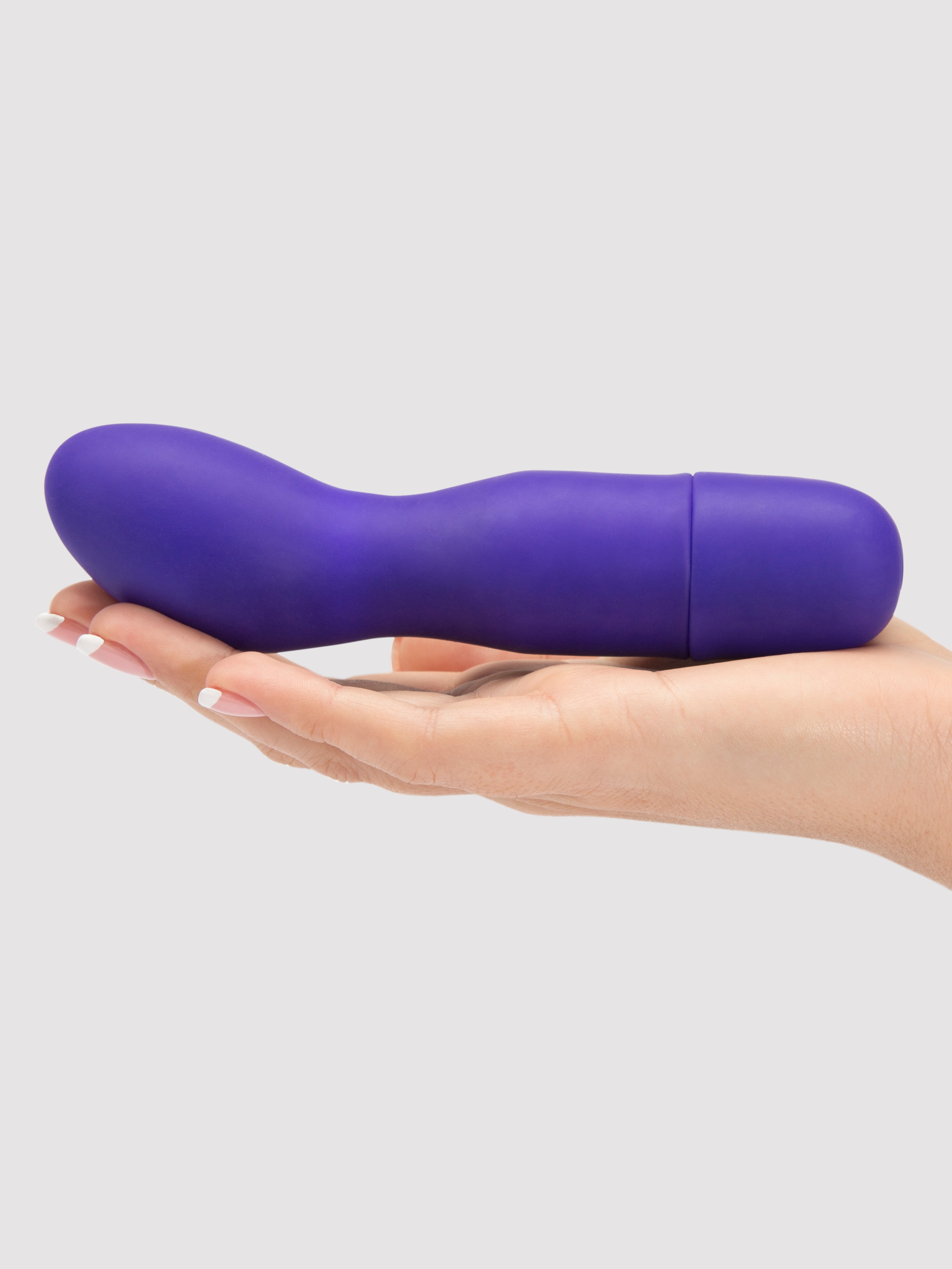 G-Power Silicone Extra Quiet G-Spot Vibrator 4.5 Inch, Purple, hi-res