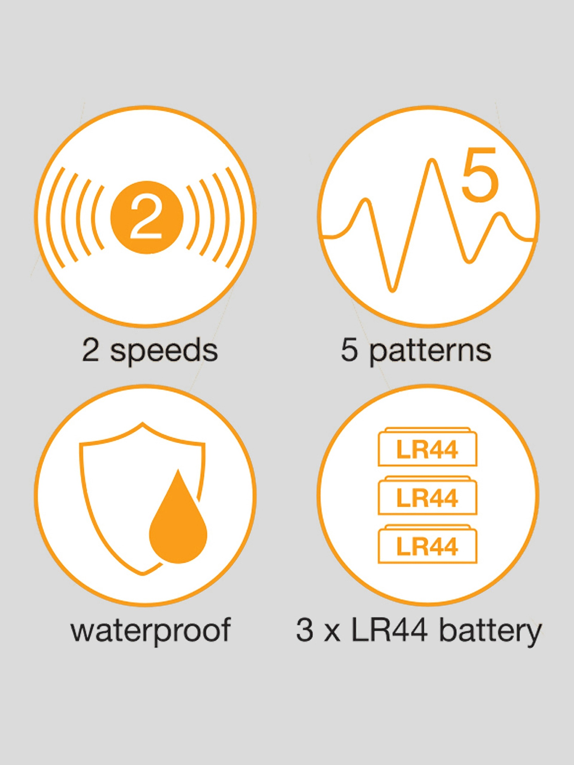 Lovehoney Booty Buddy Vibro 7 Function Vibrating Butt Plug, Black, hi-res