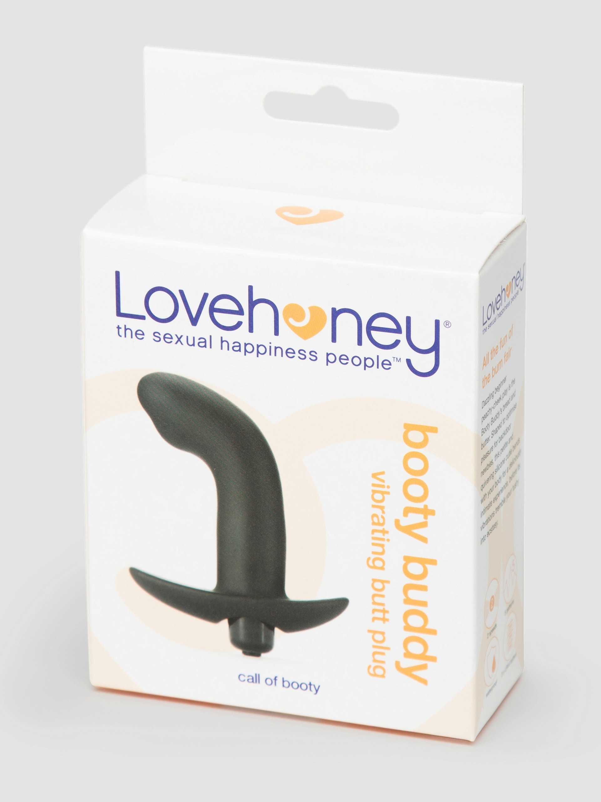Lovehoney Booty Buddy Vibro 7 Function Vibrating Butt Plug, Black, hi-res