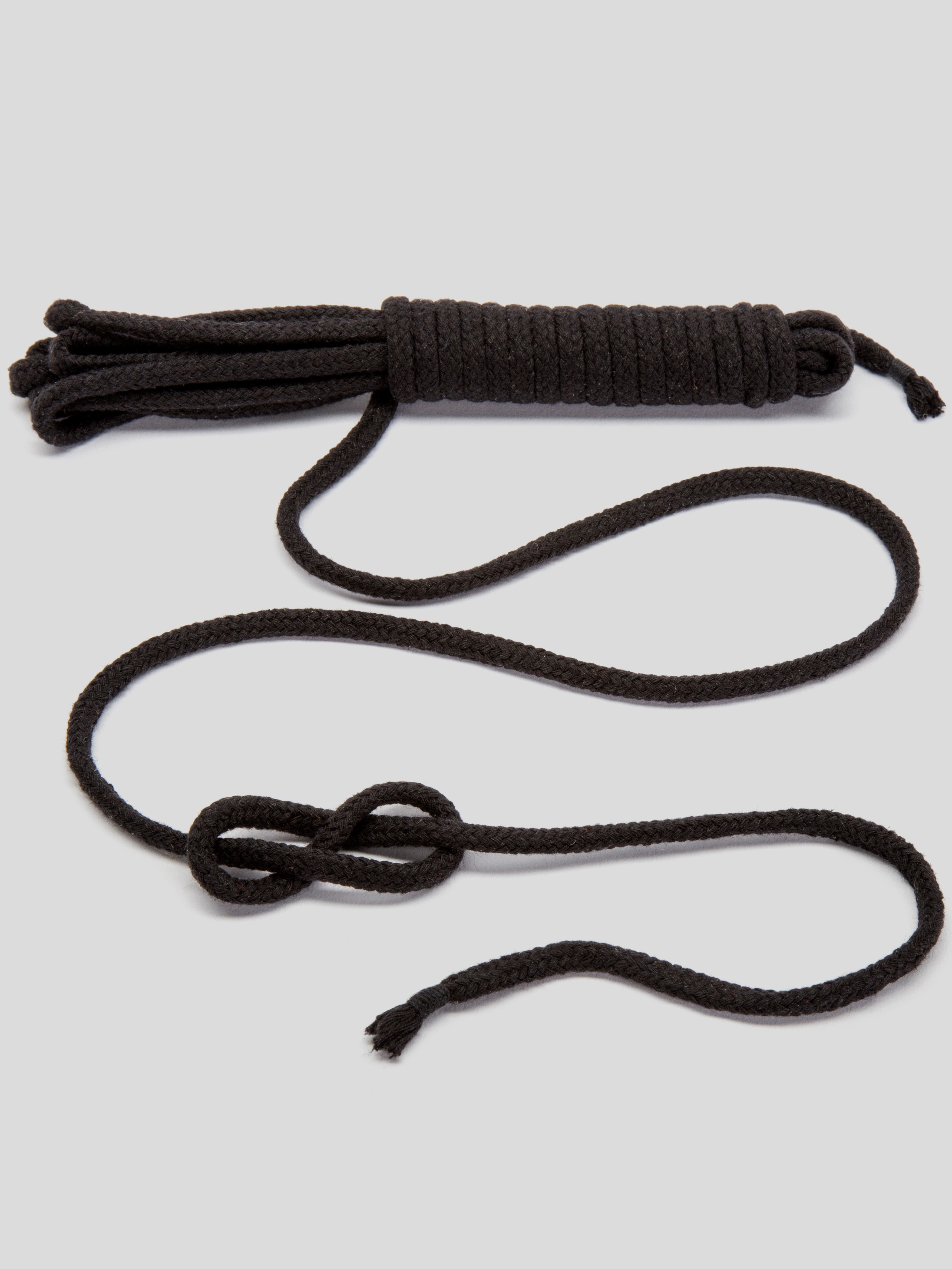 Bondage Boutique Soft Bondage Rope 5 Metre, Black, hi-res