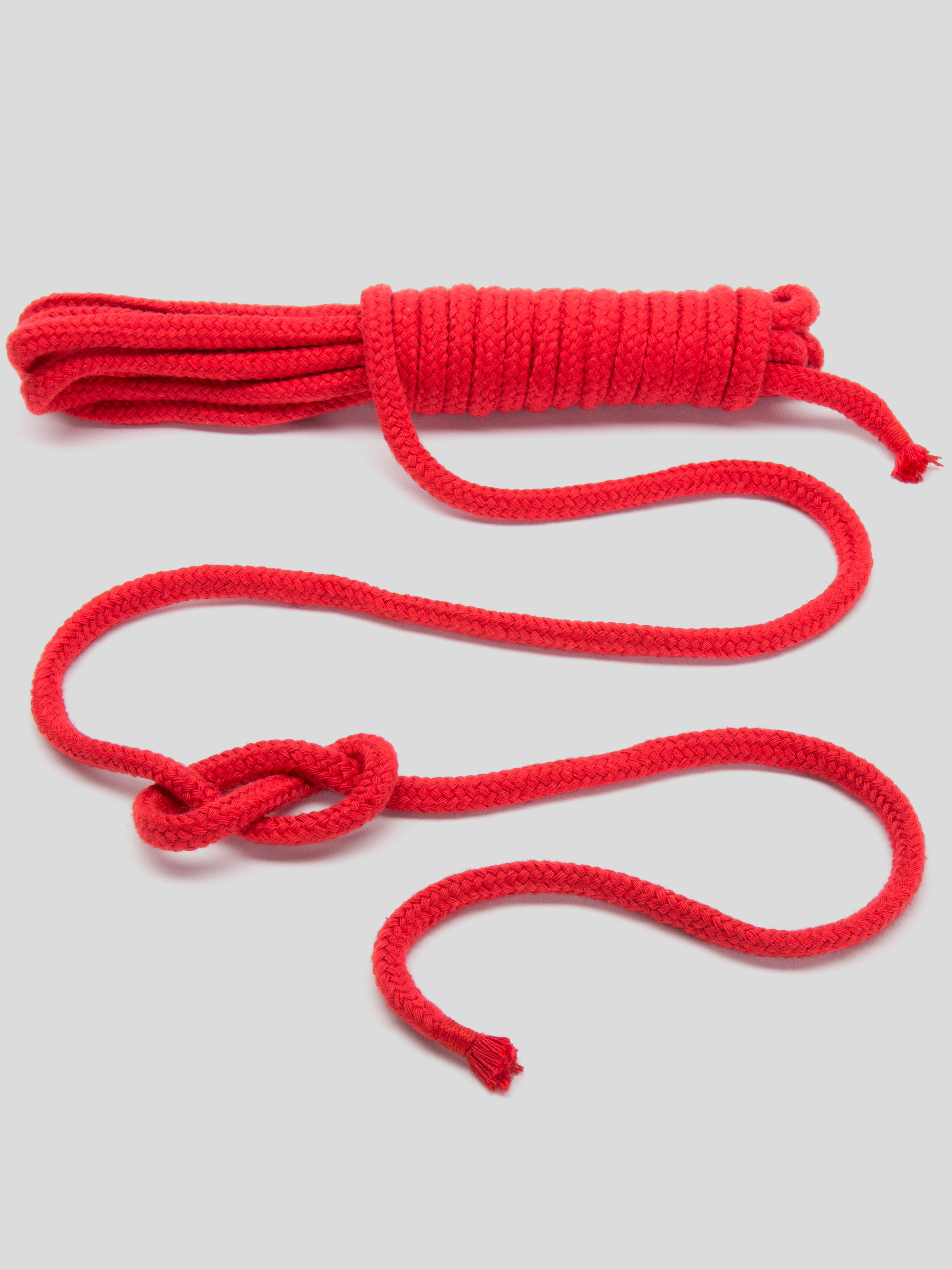 Bondage Boutique Soft Bondage Rope 5 Metre, Red, hi-res