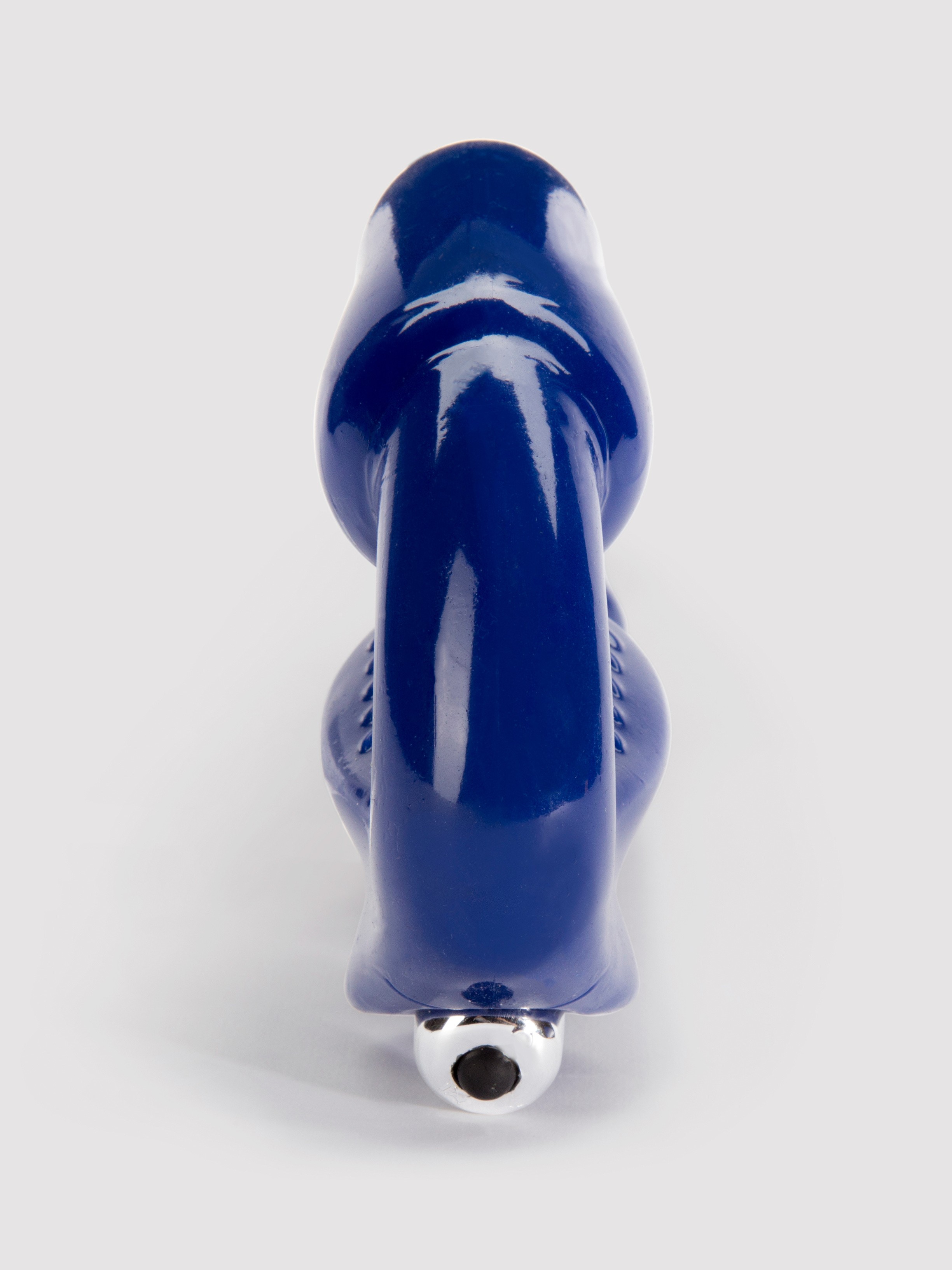 Revolver Strapless Strap-On Vibrating Dildo 7 Inch, Blue, hi-res
