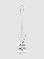 Fifty Shades Darker Just Sensation Beaded Clitoral Clamp, Silver, hi-res