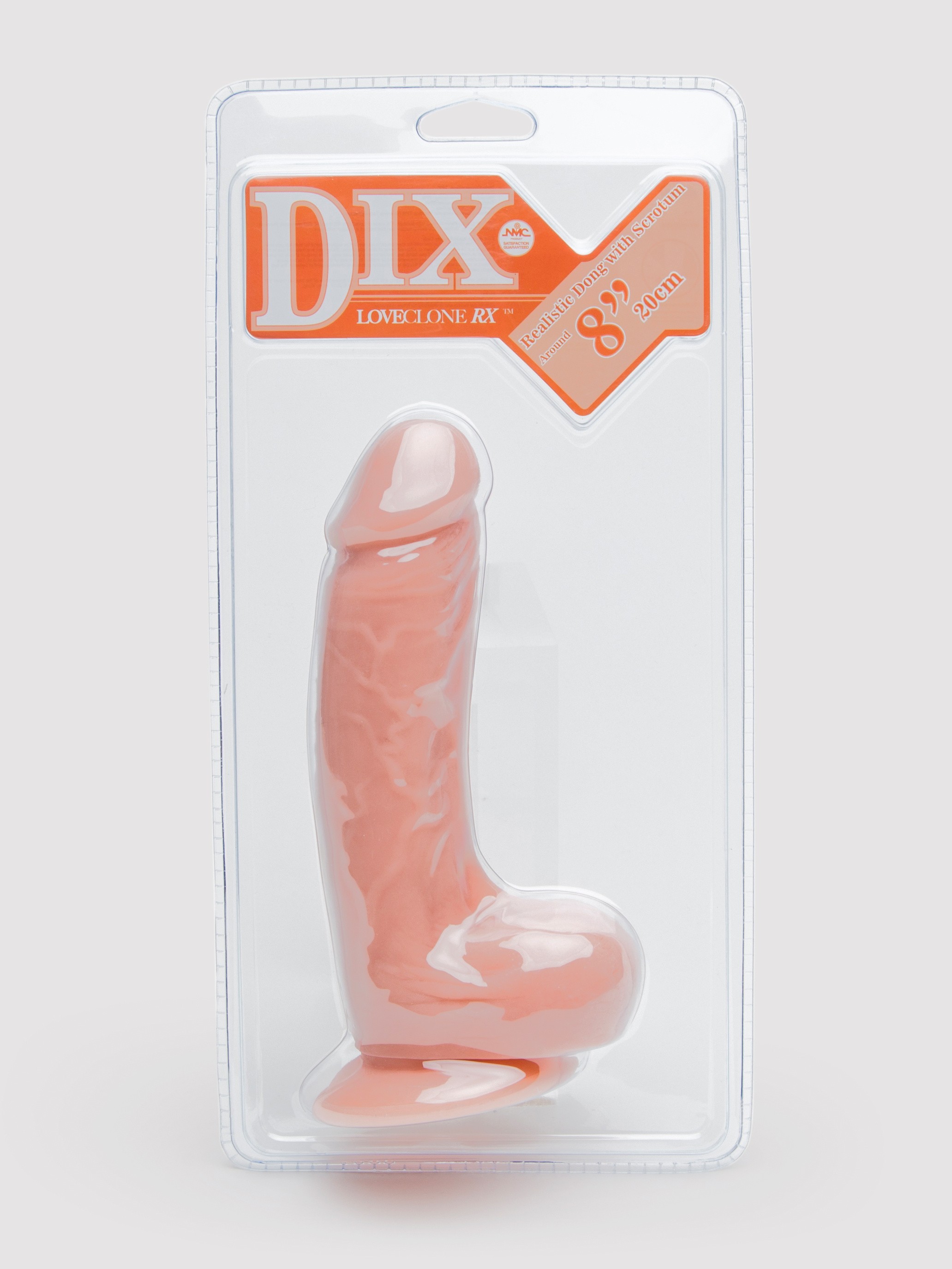 Cushioned Core Realistic Suction Cup Dildo with Balls 6 Inch, Flesh Pink, hi-res