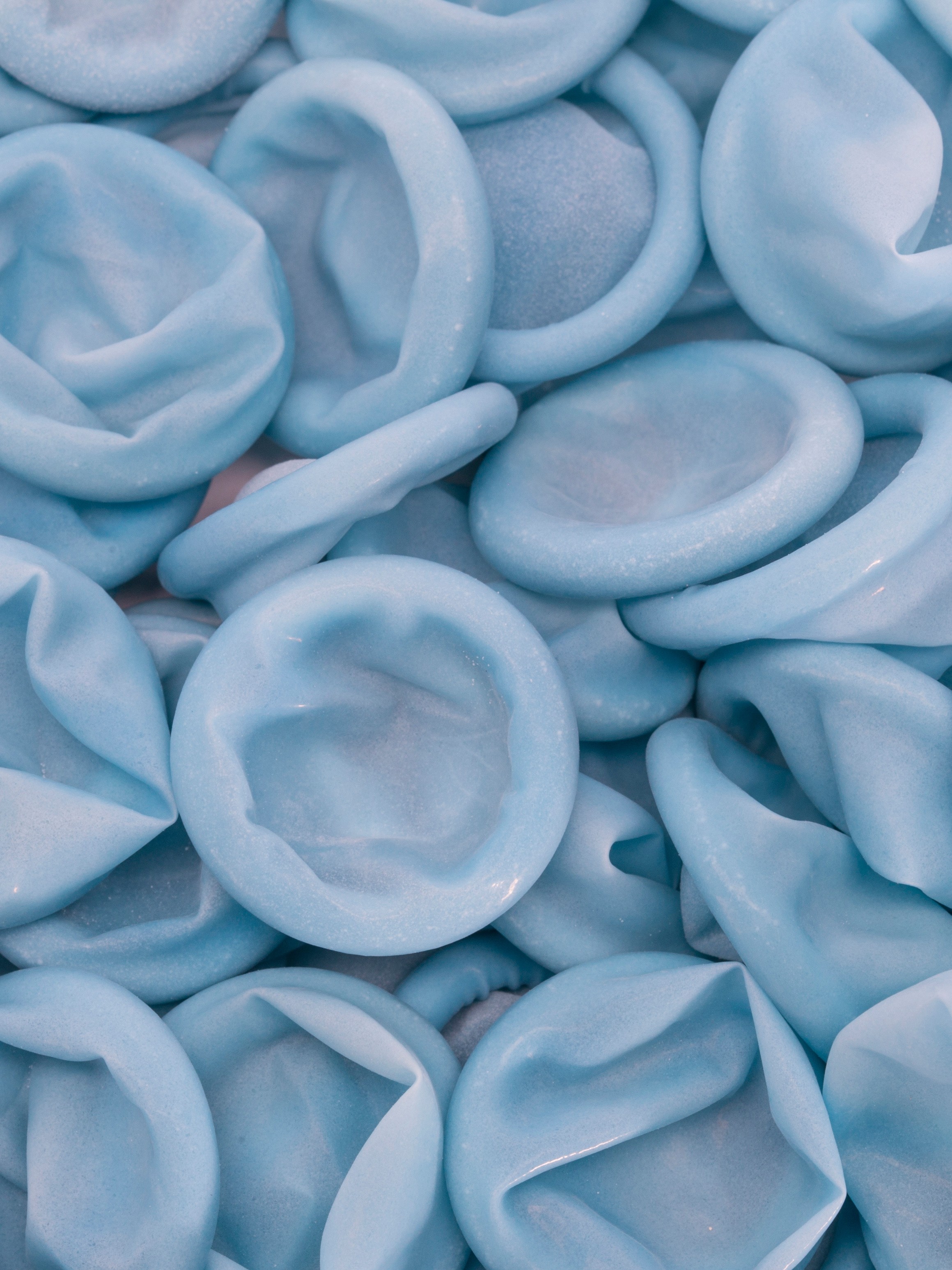 Calapro Latex Finger Cots (144 Pack), Blue, hi-res