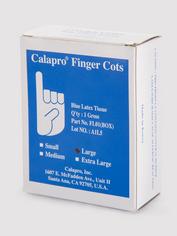 Calapro Latex Finger Cots (144 Pack), Blue, hi-res
