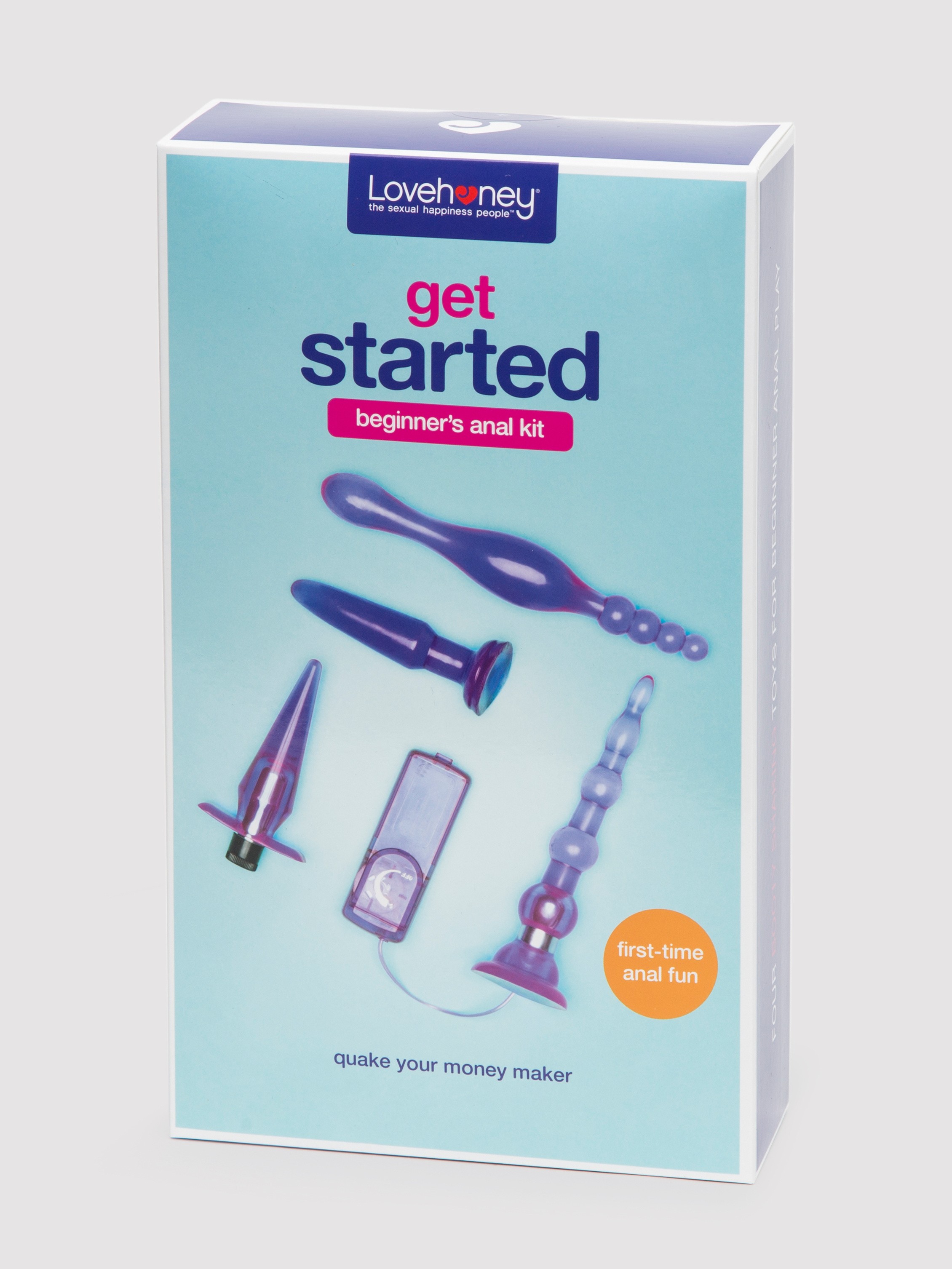 Lovehoney Get Started Beginner's Anal Kit (4 Piece), Purple, hi-res