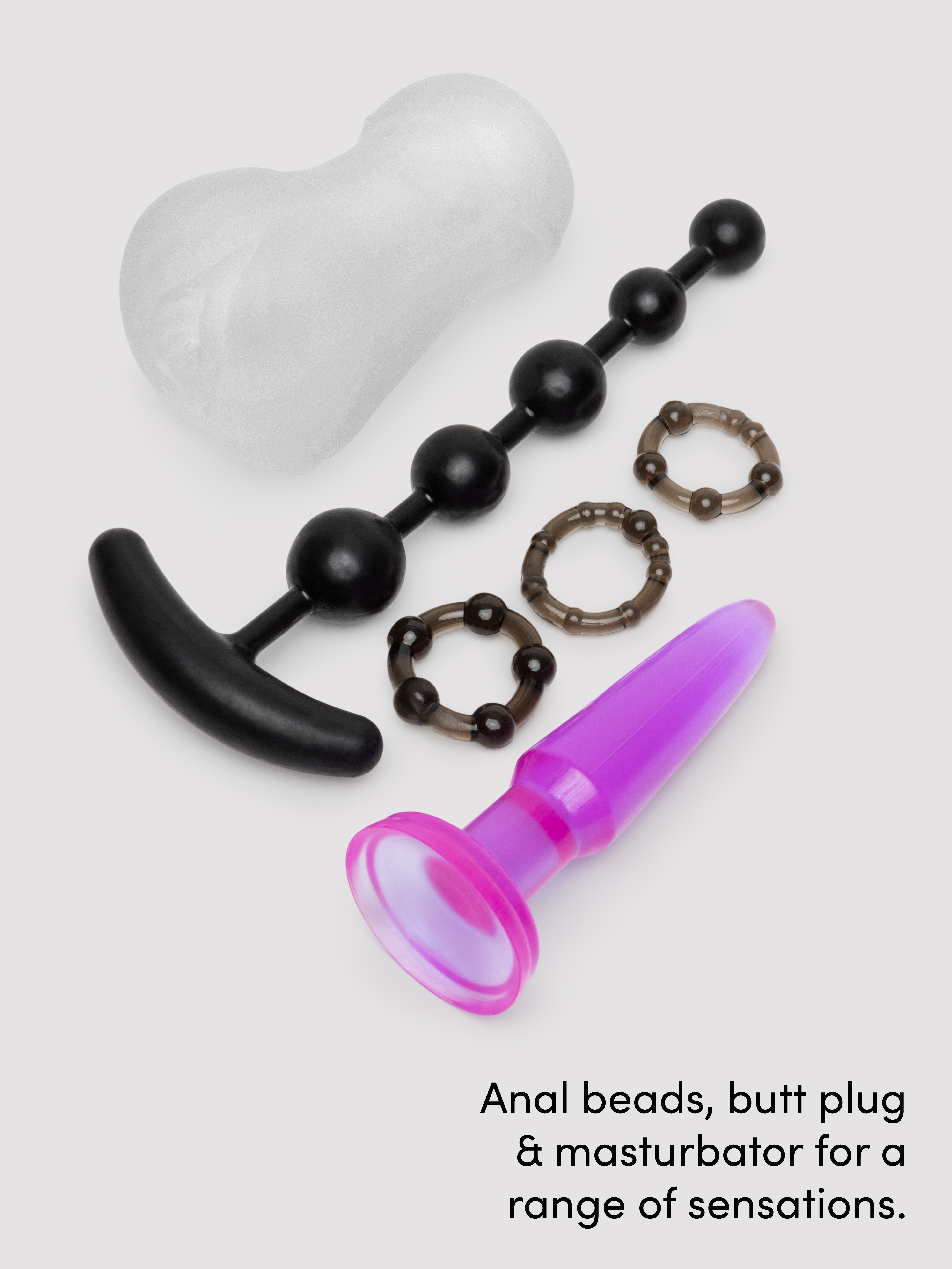 Lovehoney Wild Weekend Mega Couple's Sex Toy Kit (11 Piece), Purple, hi-res