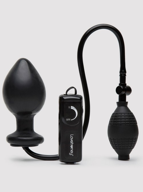 Lovehoney Vibrating Inflatable Butt Plug 4.5 Inch