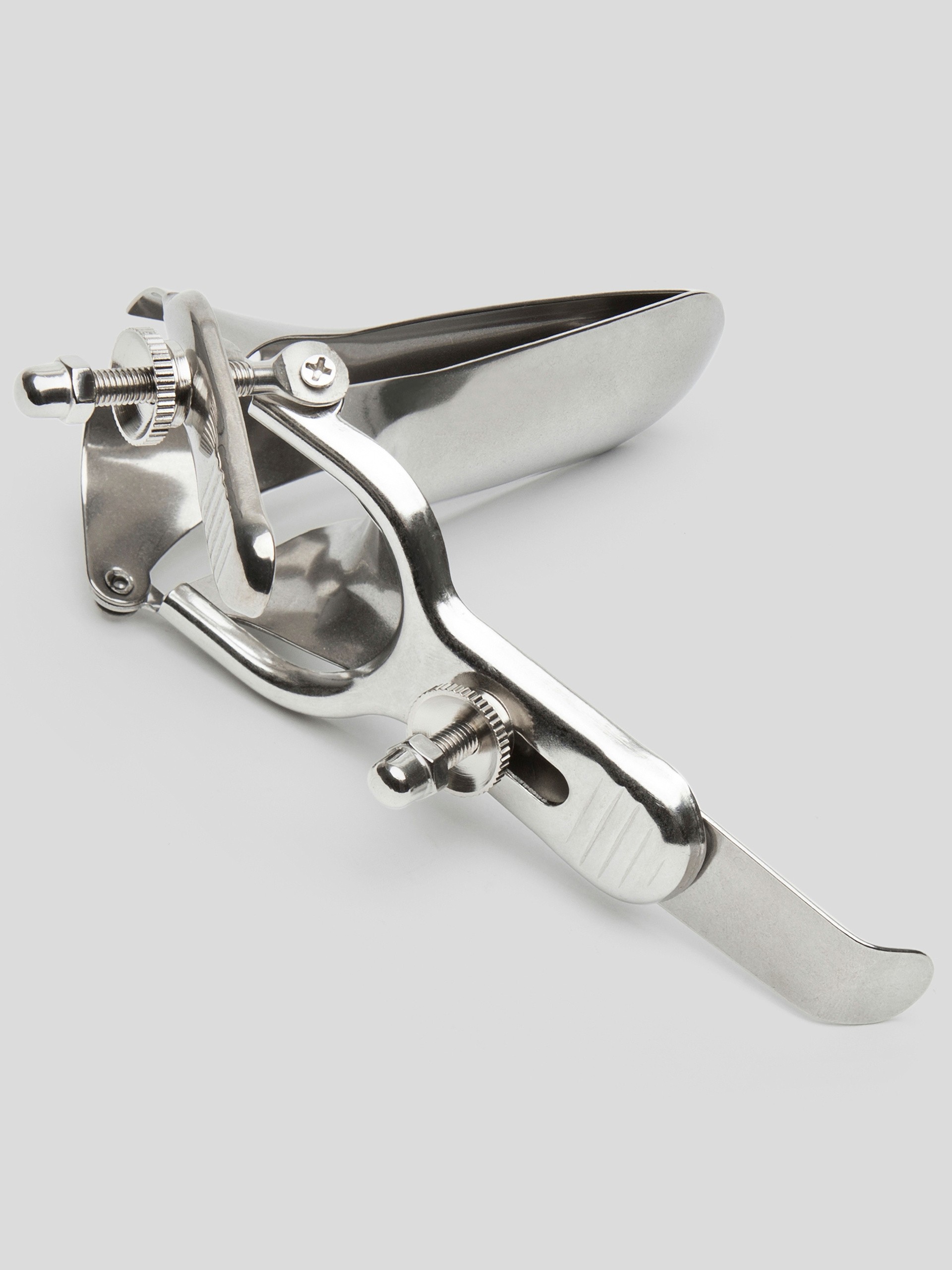 Bondage Boutique Steel Vaginal Speculum, Silver, hi-res