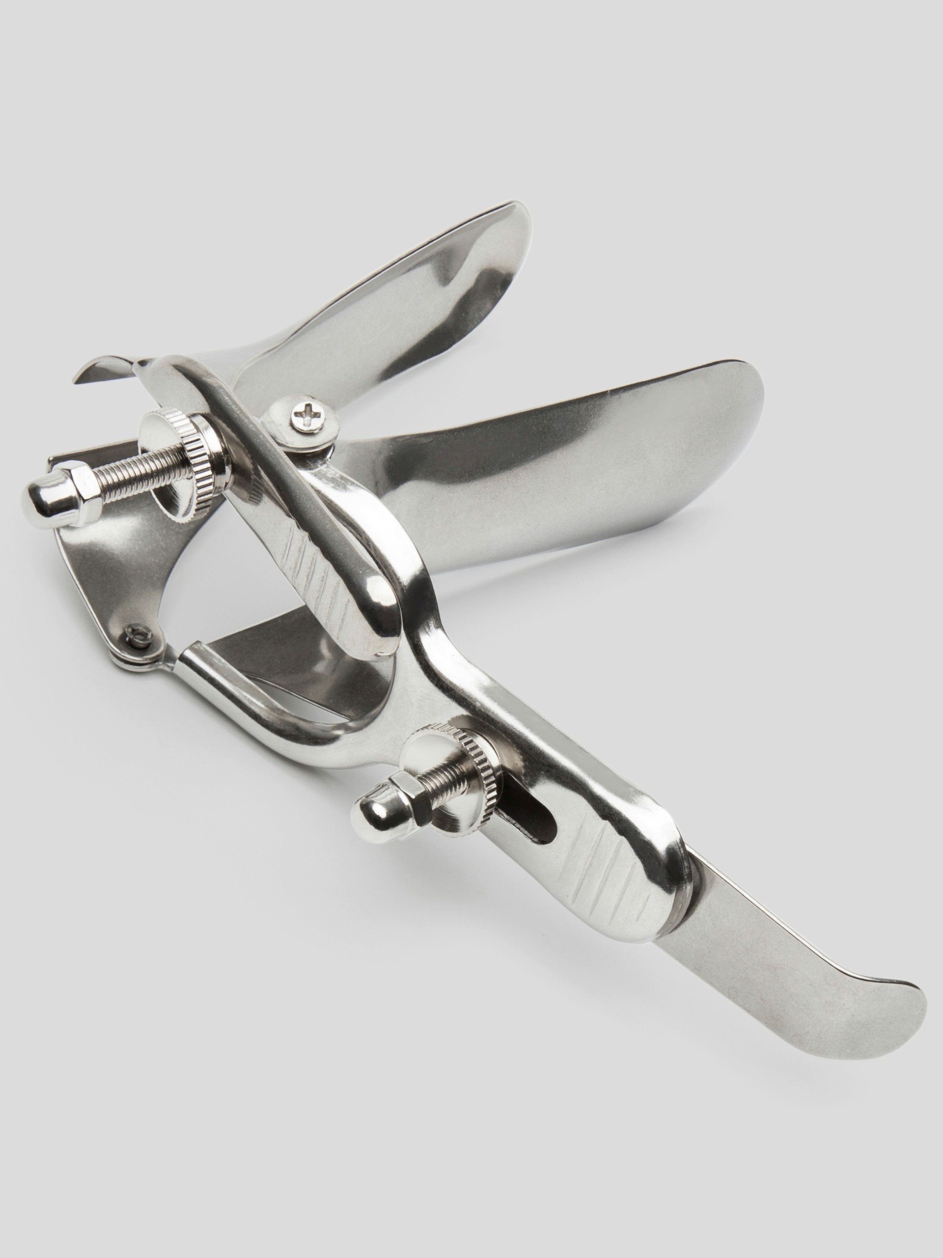 Bondage Boutique Steel Vaginal Speculum, Silver, hi-res