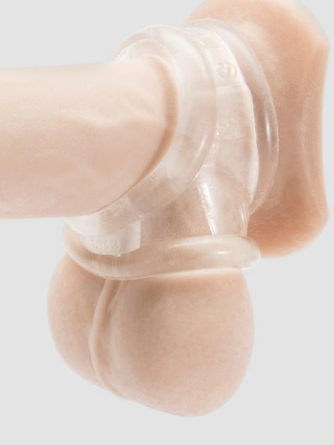Oxballs Atomic Jock Stretchy Cock and Ball Sleeve , Clear, hi-res