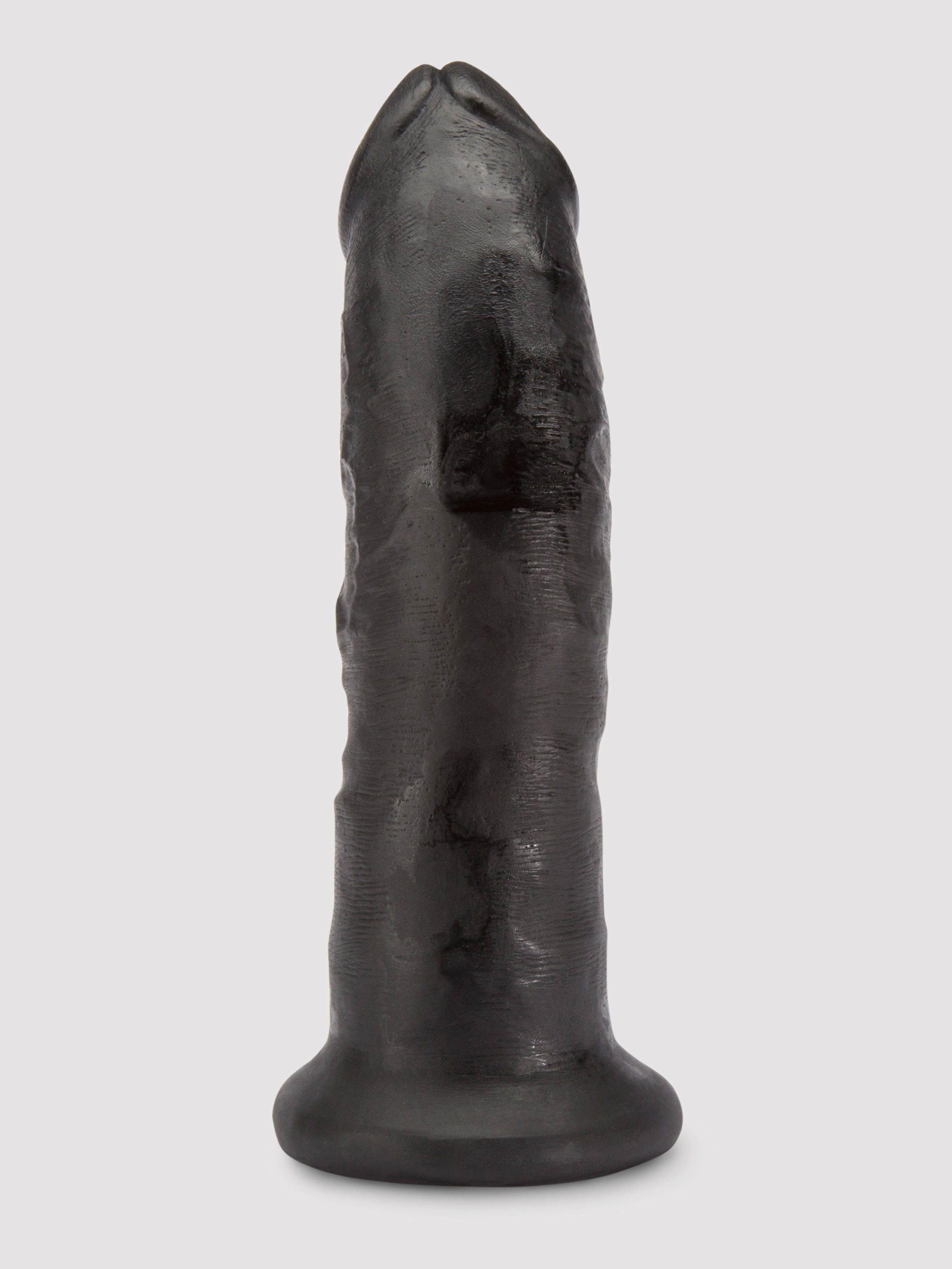 King Cock Girthy Ultra Realistic Suction Cup Dildo 8.5 Inch, Black, hi-res