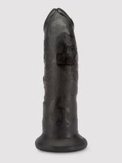 Gode ventouse large ultra réaliste 22 cm, King Cock, Noir, hi-res