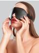 DOMINIX Deluxe Padded Leather Blindfold, Black, hi-res