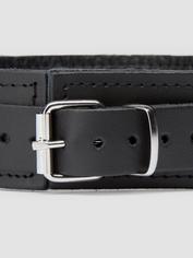 Bondage Boutique Soft Leather Collar, Black, hi-res