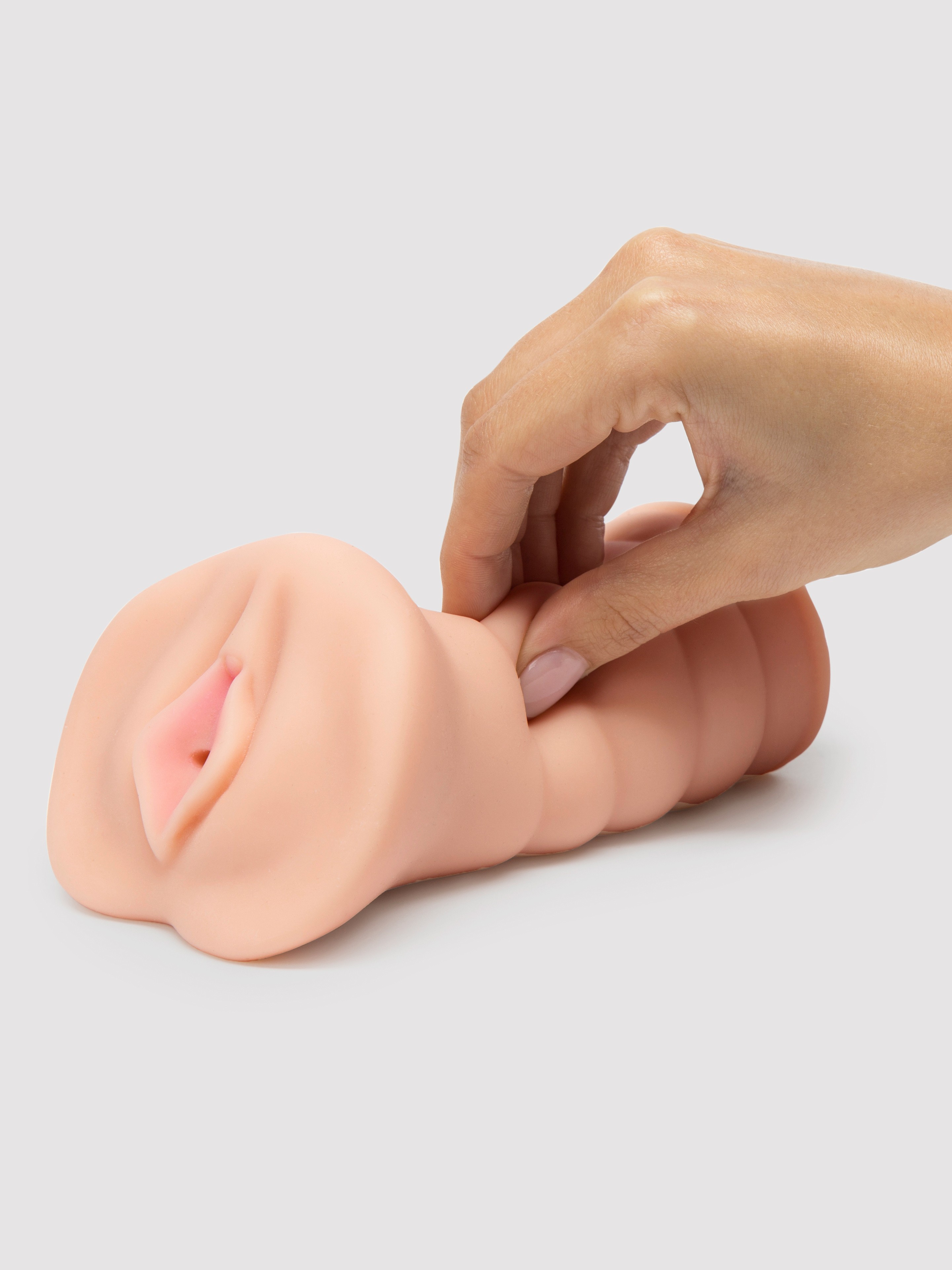 THRUST Pro Ultra Rachel Super Ribbed Vagina 400g, Flesh Pink, hi-res