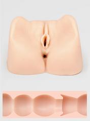 THRUST Pro Xtra Hayley Ribbed Realistic Vagina and Ass 38.8oz, Flesh Pink, hi-res