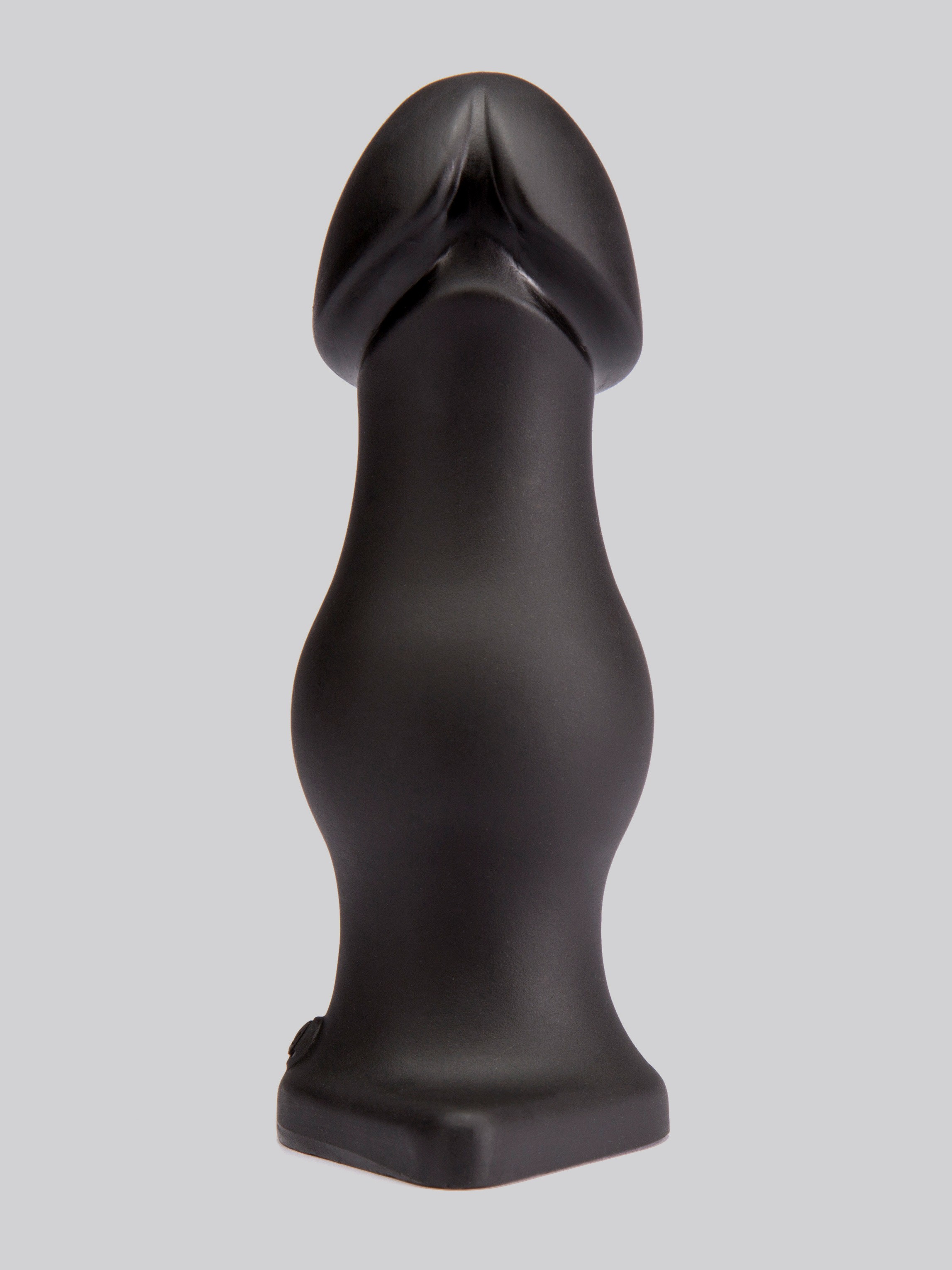 Doc Johnson Titanmen The Rumpy Smooth Butt Plug 6.5 Inch, Black, hi-res