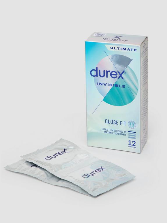 Durex Invisible Extra Sensitive Latex Condoms (12 Pack), , hi-res