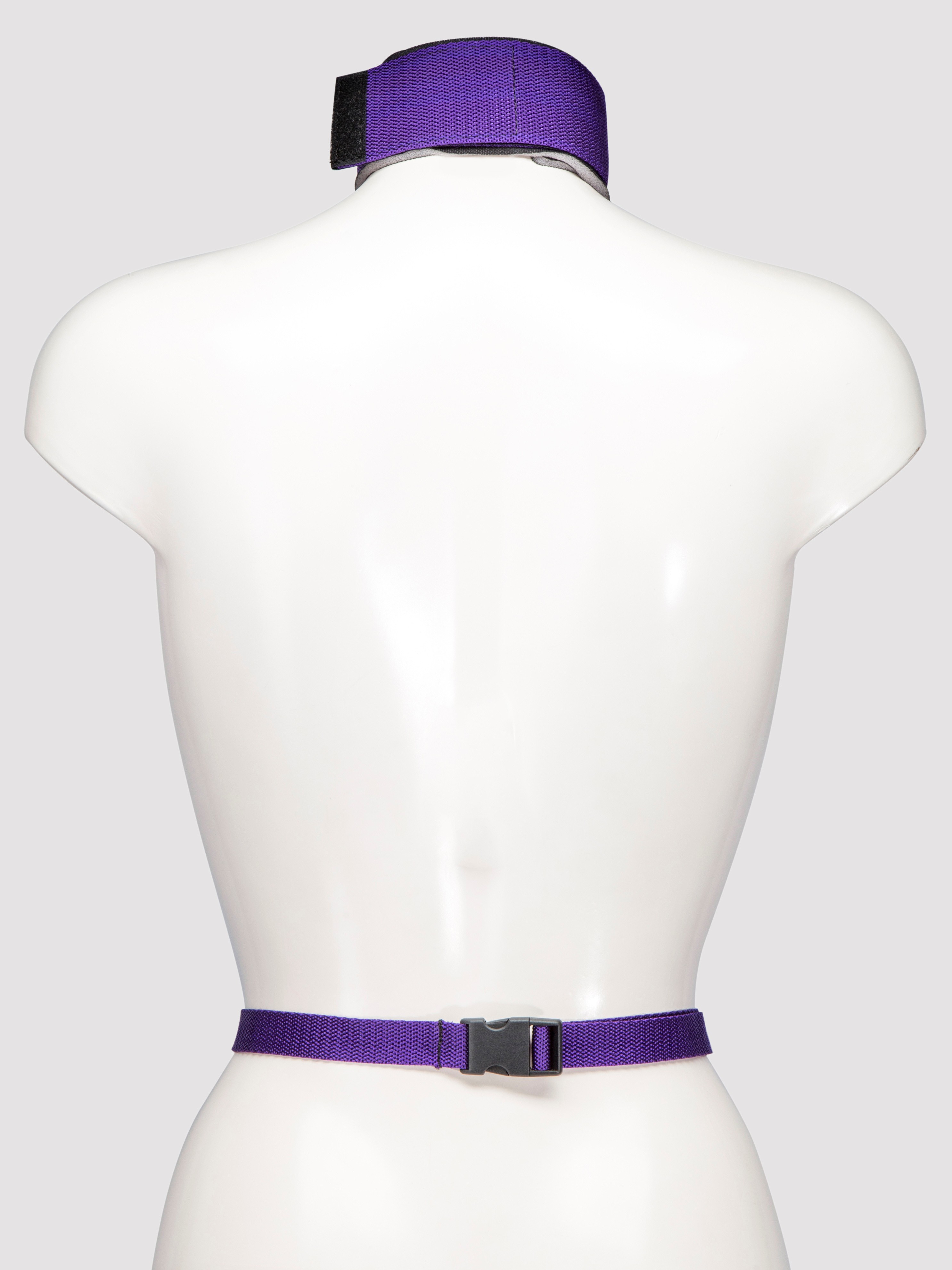 Purple Reins Body Harness Restraint, Purple, hi-res