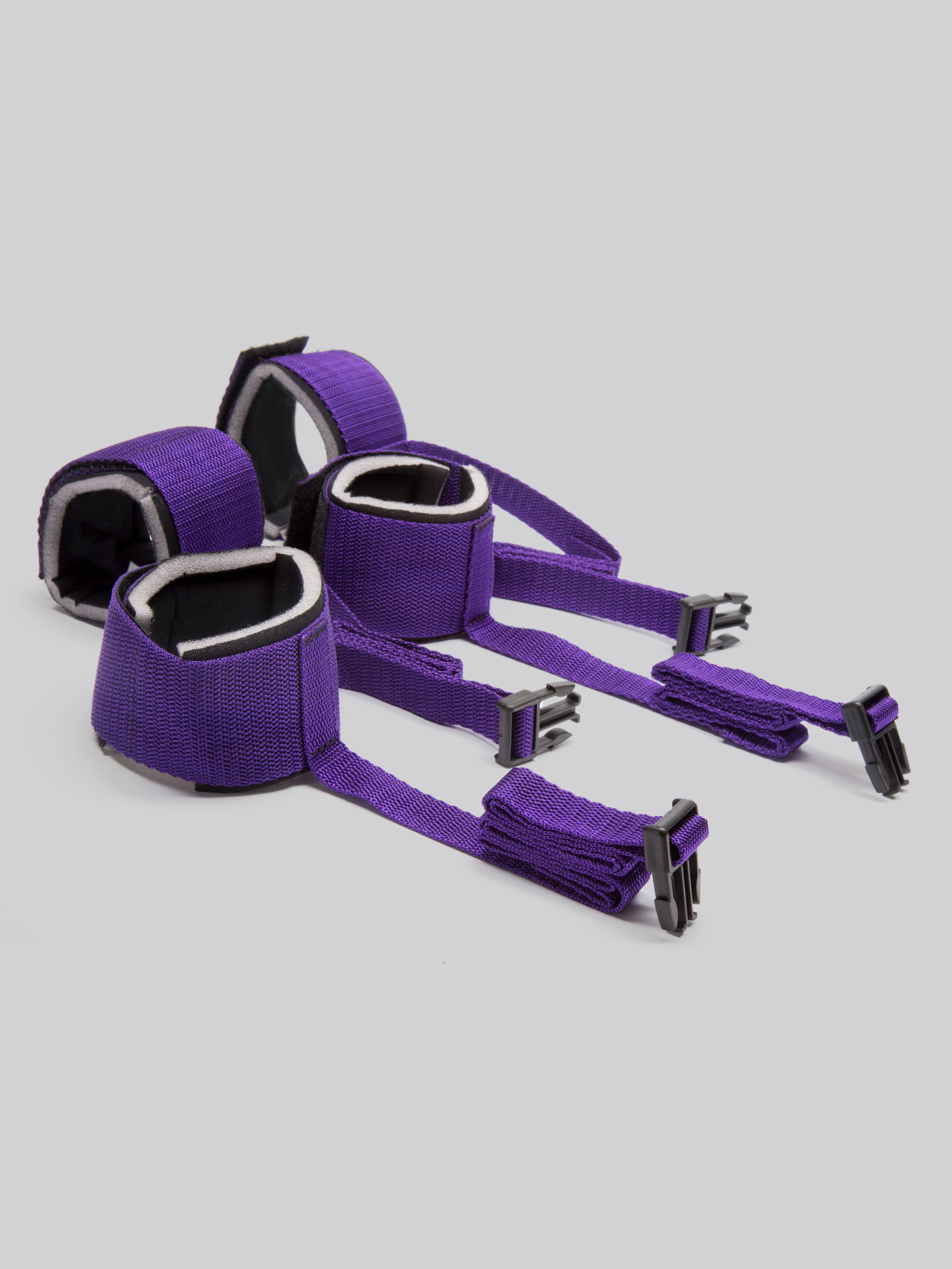 Purple Reins Under Mattress Spreader Restraint, Purple, hi-res