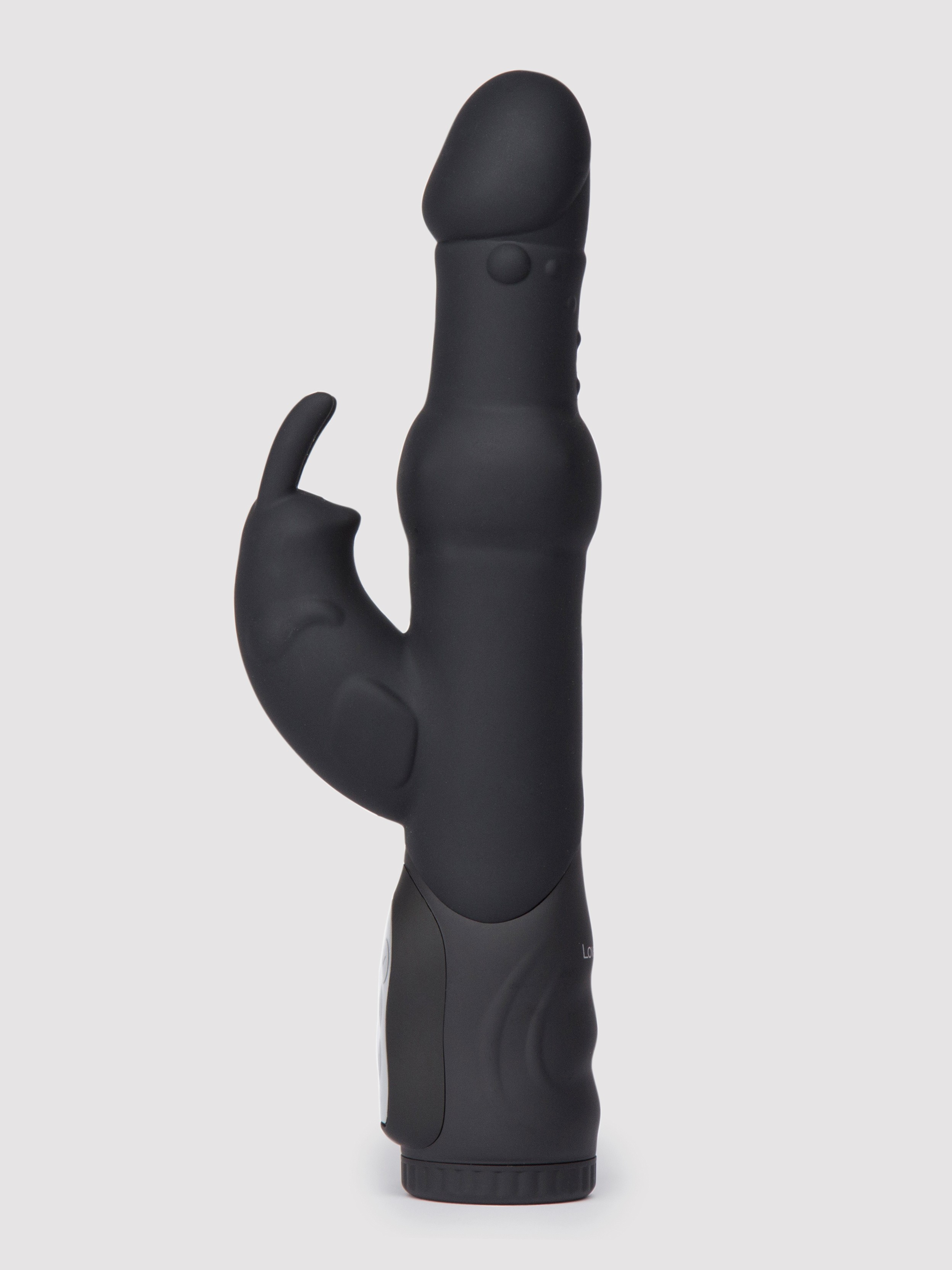 Lovehoney Power Play 10 Function Silicone Rabbit Vibrator, Black, hi-res