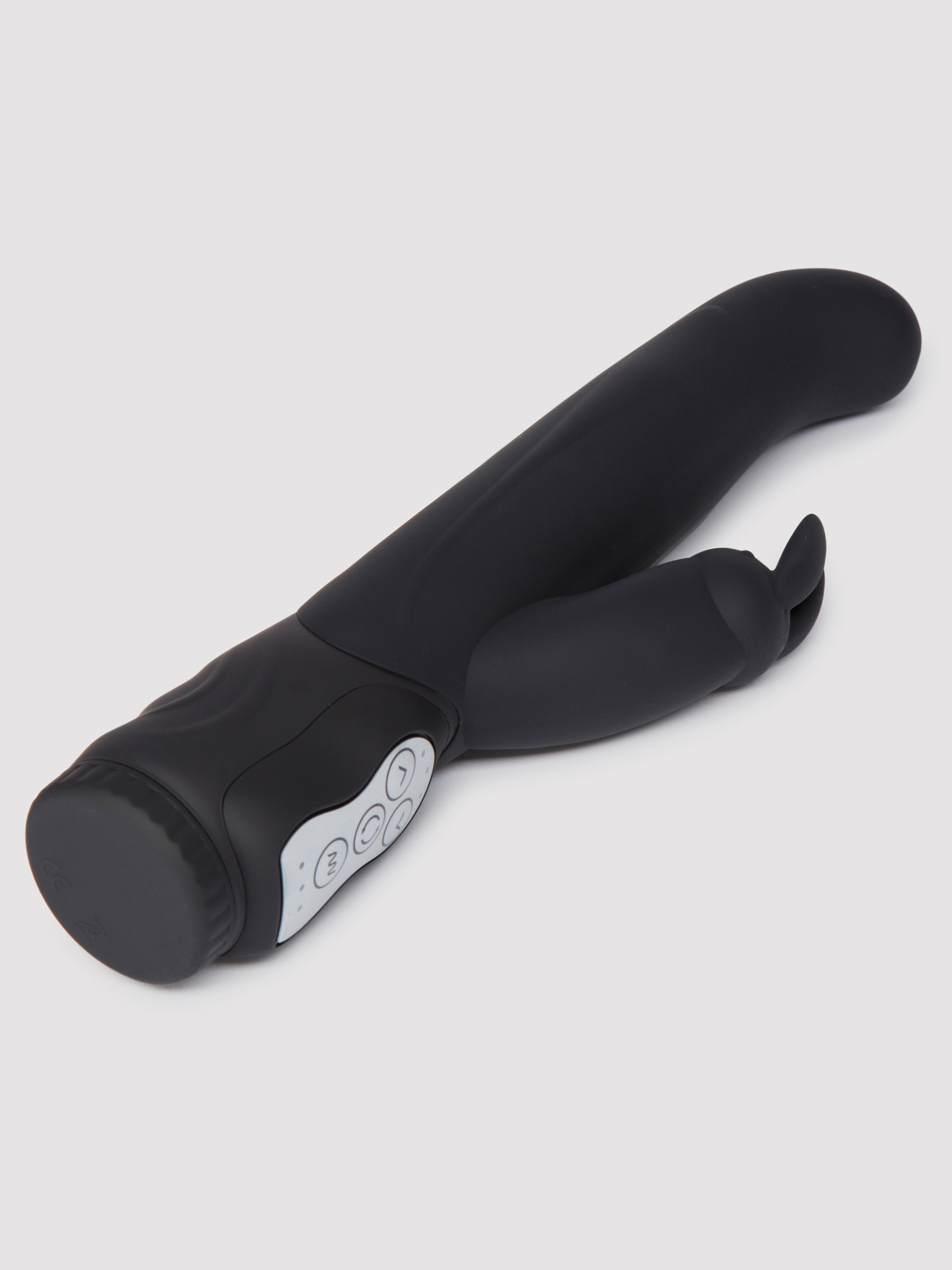 Lovehoney Power Play 10 Function Silicone G-Spot Rabbit Vibrator, Black, hi-res
