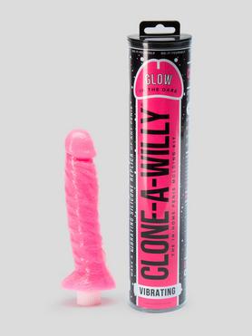 Clone-A-Willy Glow In The Dark Vibrator Molding Kit Pink