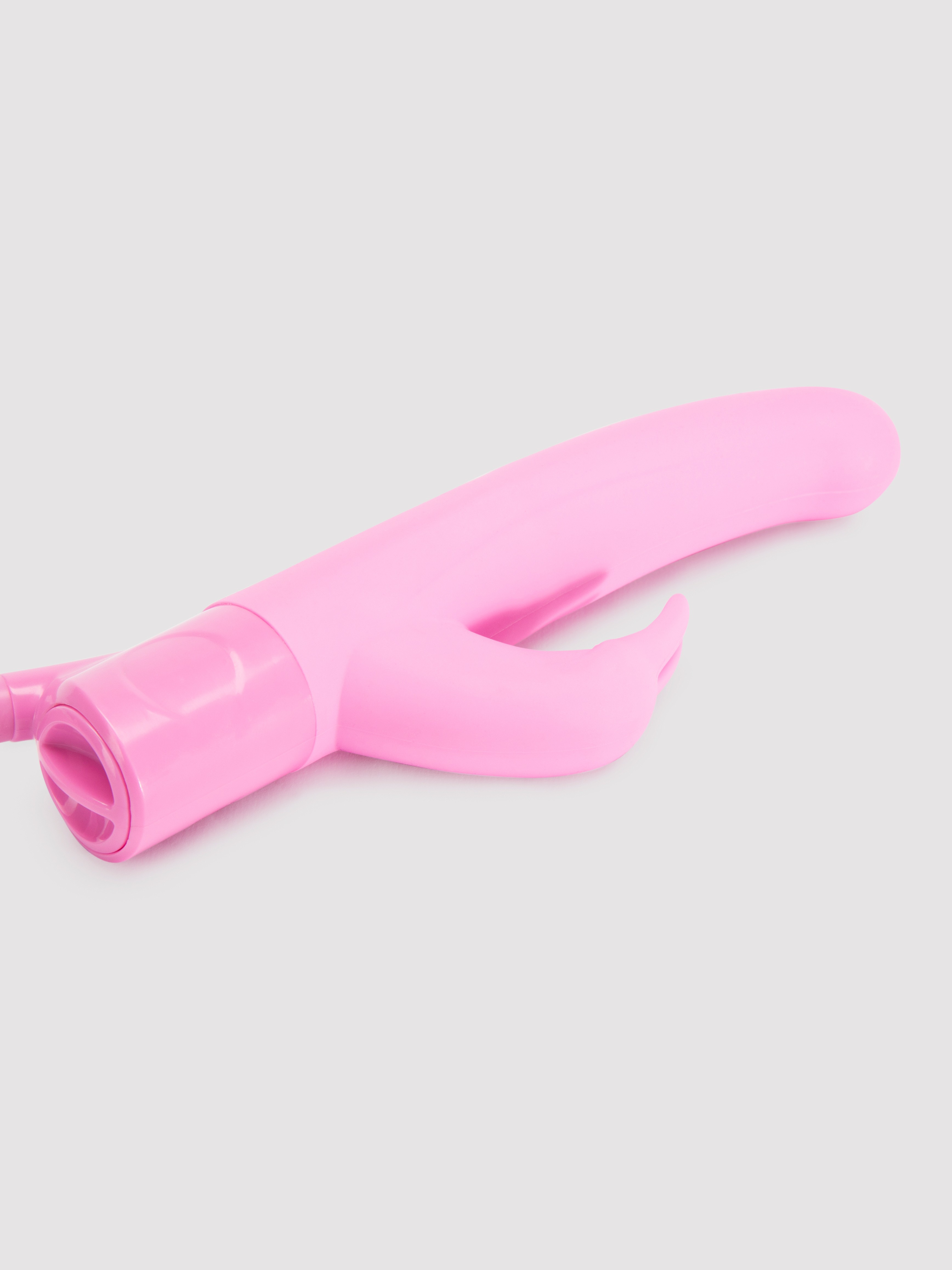 Extra Girthy Inflatable Silicone G-Spot Rabbit Vibrator 4.5 Inch, Pink, hi-res
