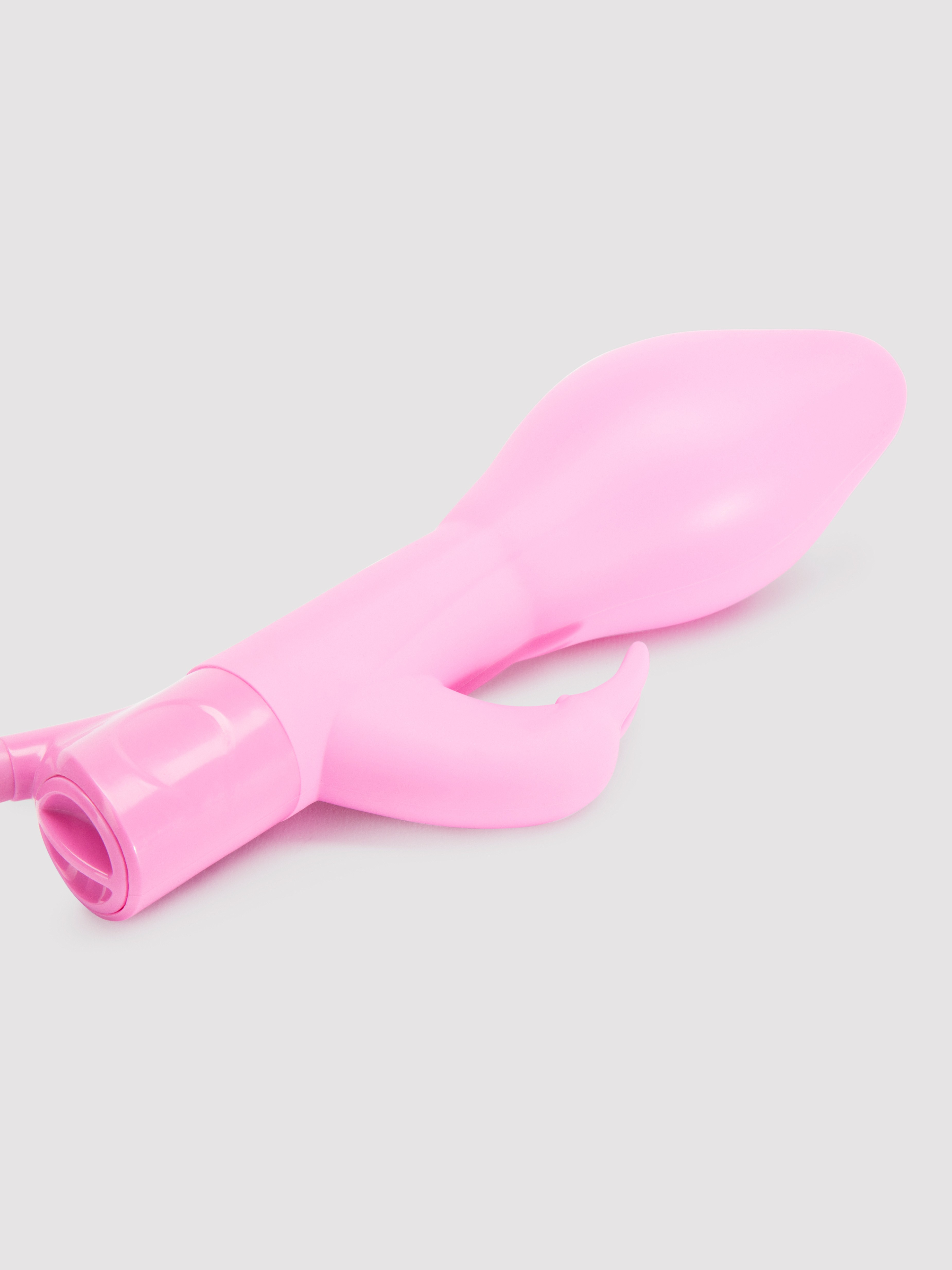 Extra Girthy Inflatable Silicone G-Spot Rabbit Vibrator 4.5 Inch, Pink, hi-res
