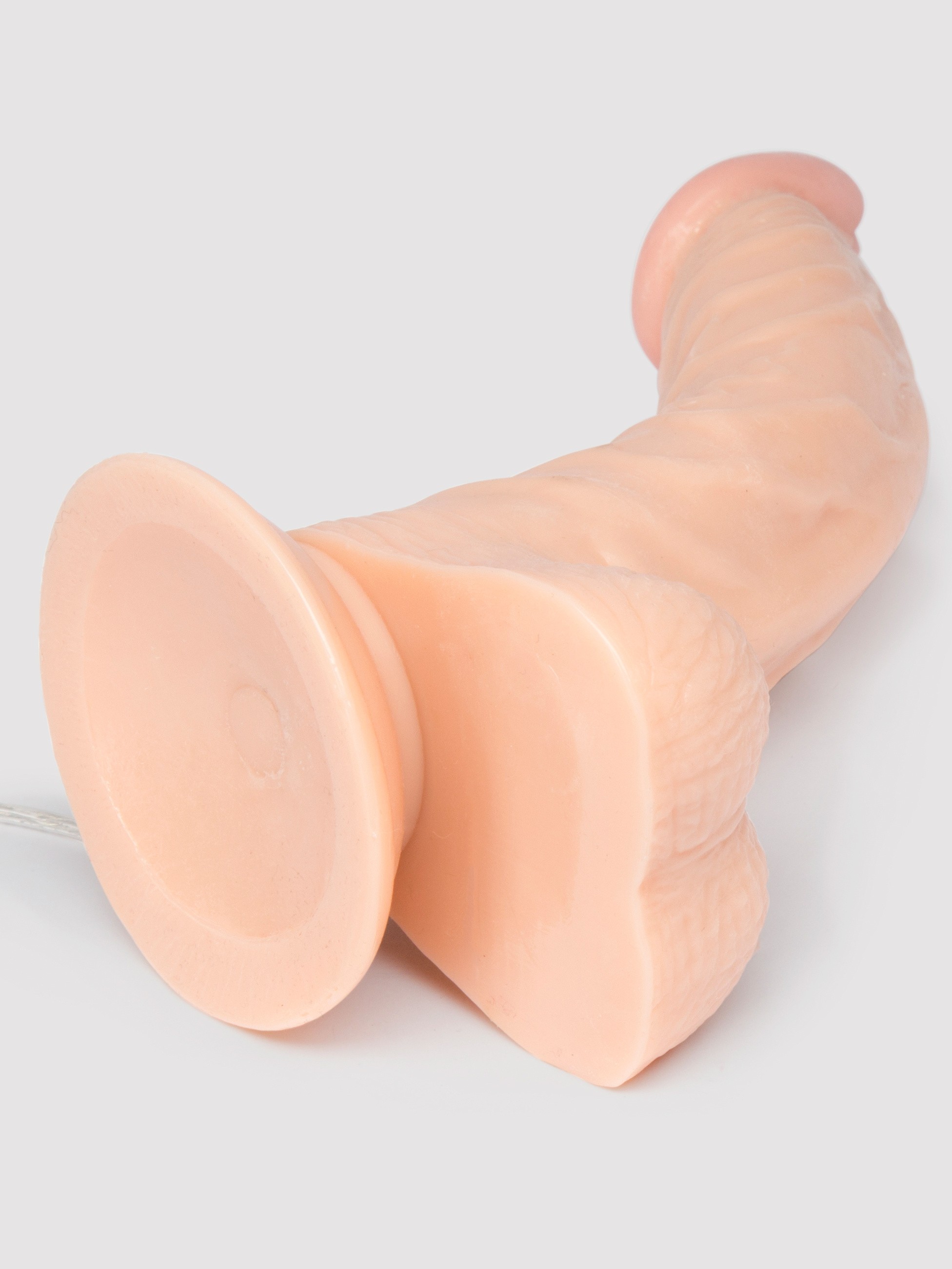 Lifelike Lover Classic Curved Realistic Dildo Vibrator 8 Inch, Flesh Pink, hi-res