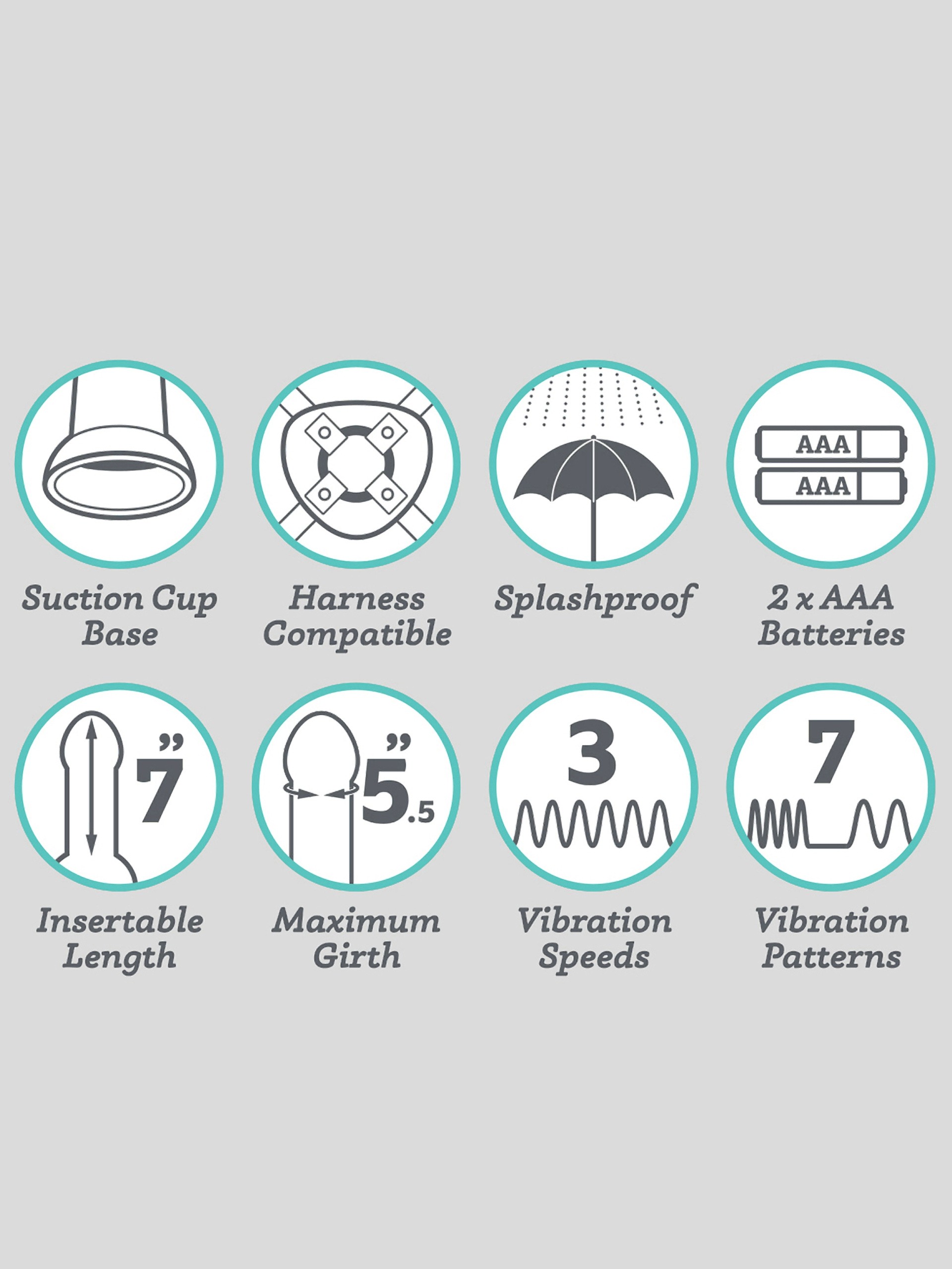 Lifelike Lover Classic Curved Realistic Dildo Vibrator 8 Inch, Flesh Pink, hi-res