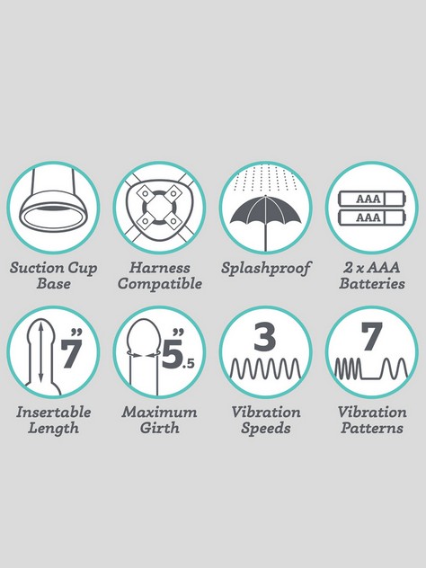 Lifelike Lover Classic Curved Realistic Dildo Vibrator 8 Inch, Flesh Pink, hi-res