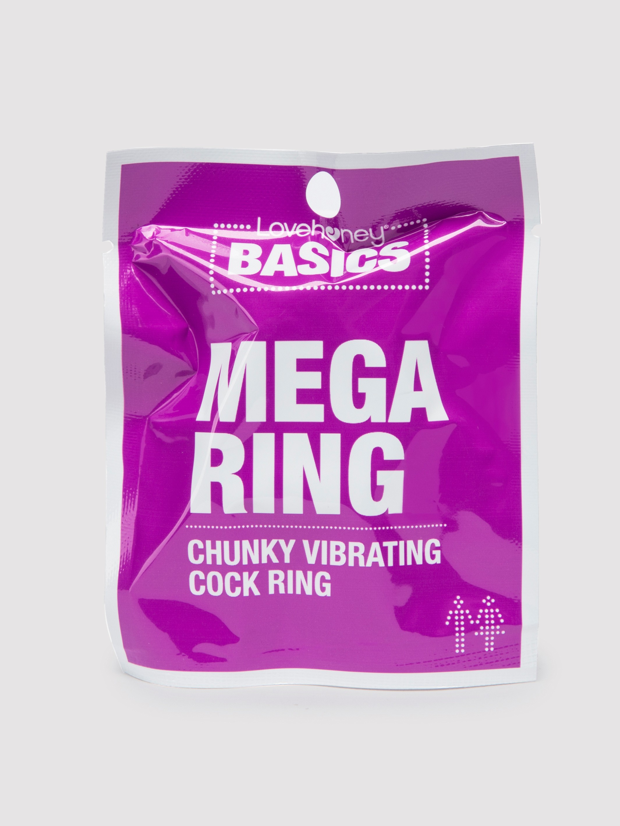 BASICS Vibrating Mega Ring, Blue, hi-res